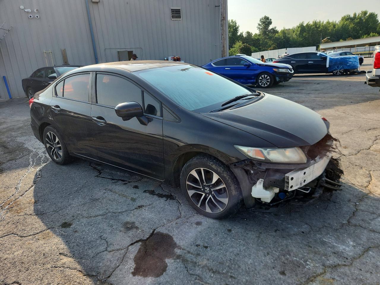 2014 Honda Civic Ex Gray vin: 2HGFB2F85EH559741