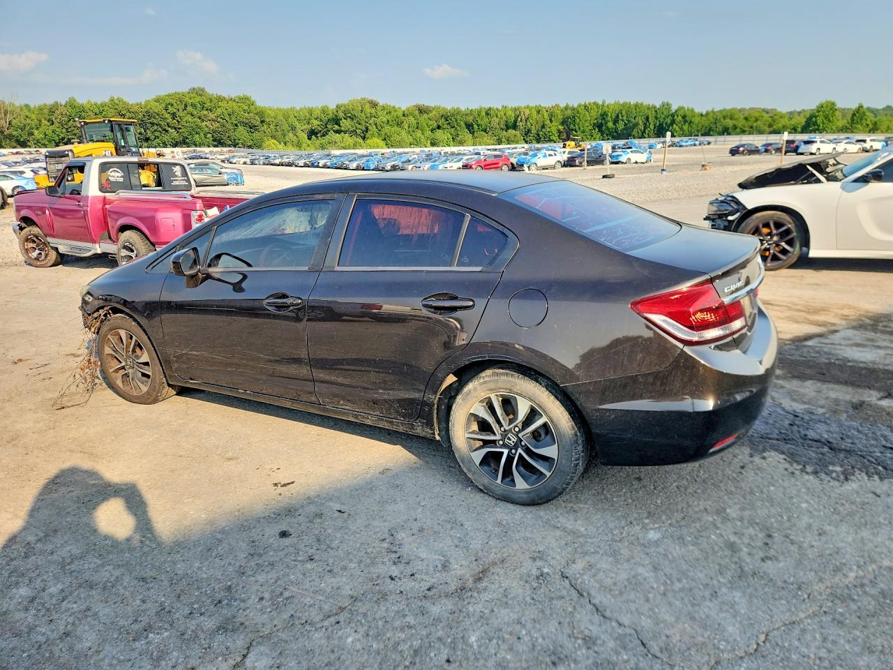 2014 Honda Civic Ex Gray vin: 2HGFB2F85EH559741