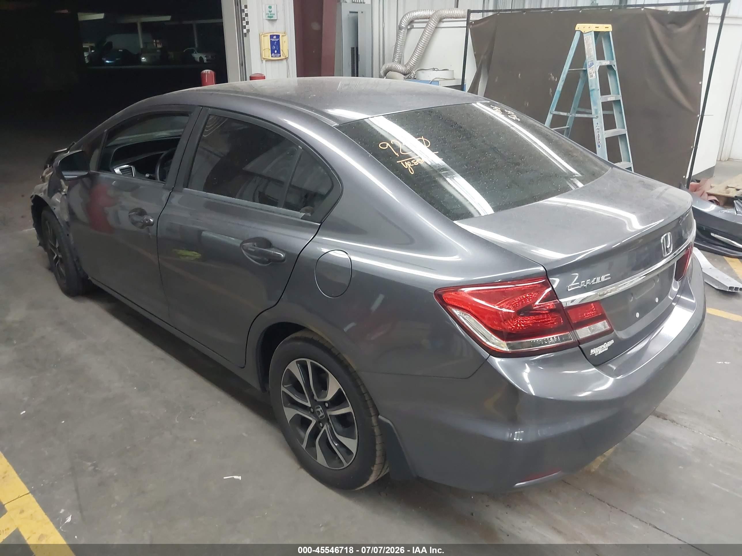 2015 Honda Civic Ex Gray vin: 2HGFB2F85FH502487