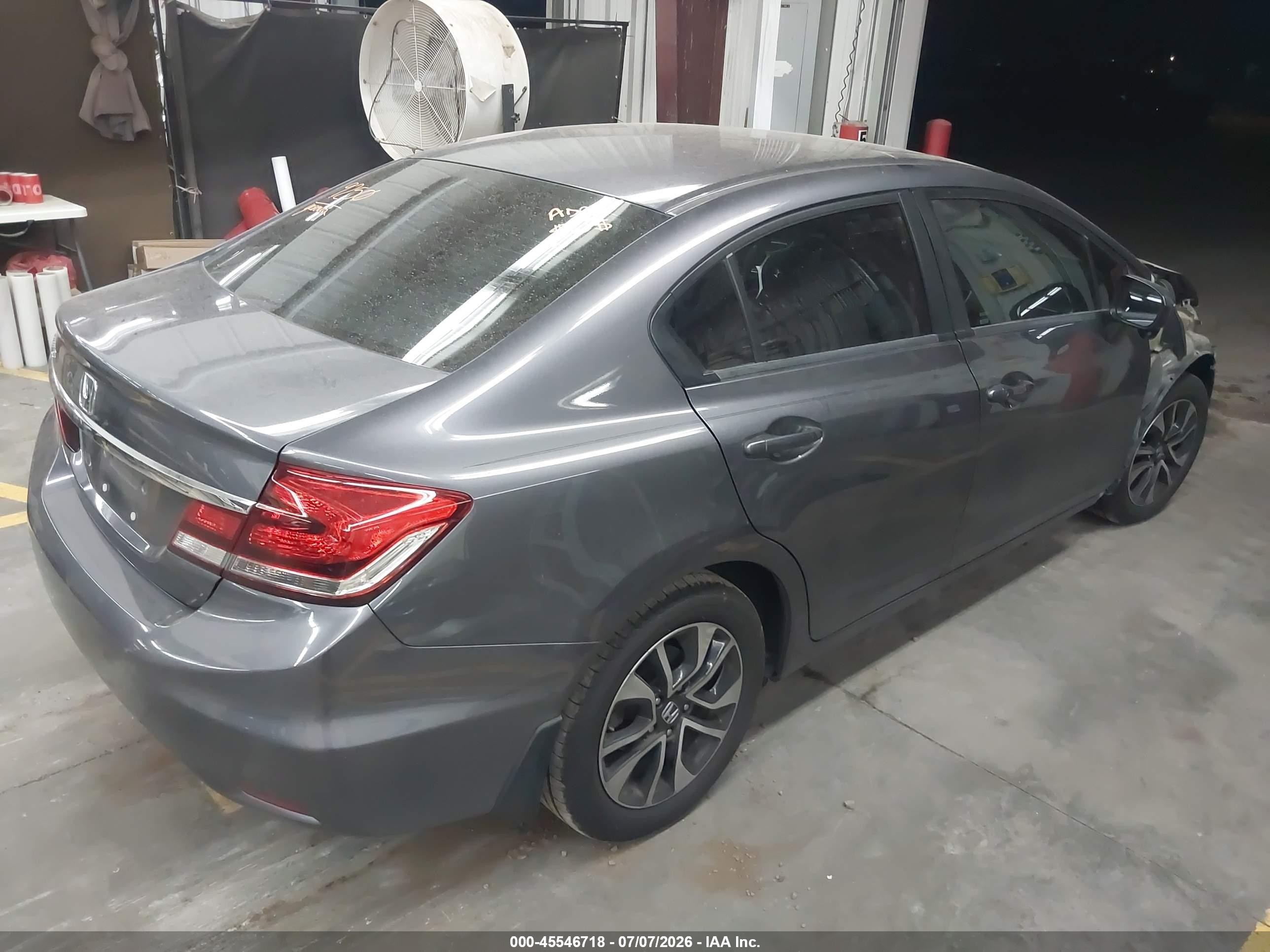 2015 Honda Civic Ex Gray vin: 2HGFB2F85FH502487