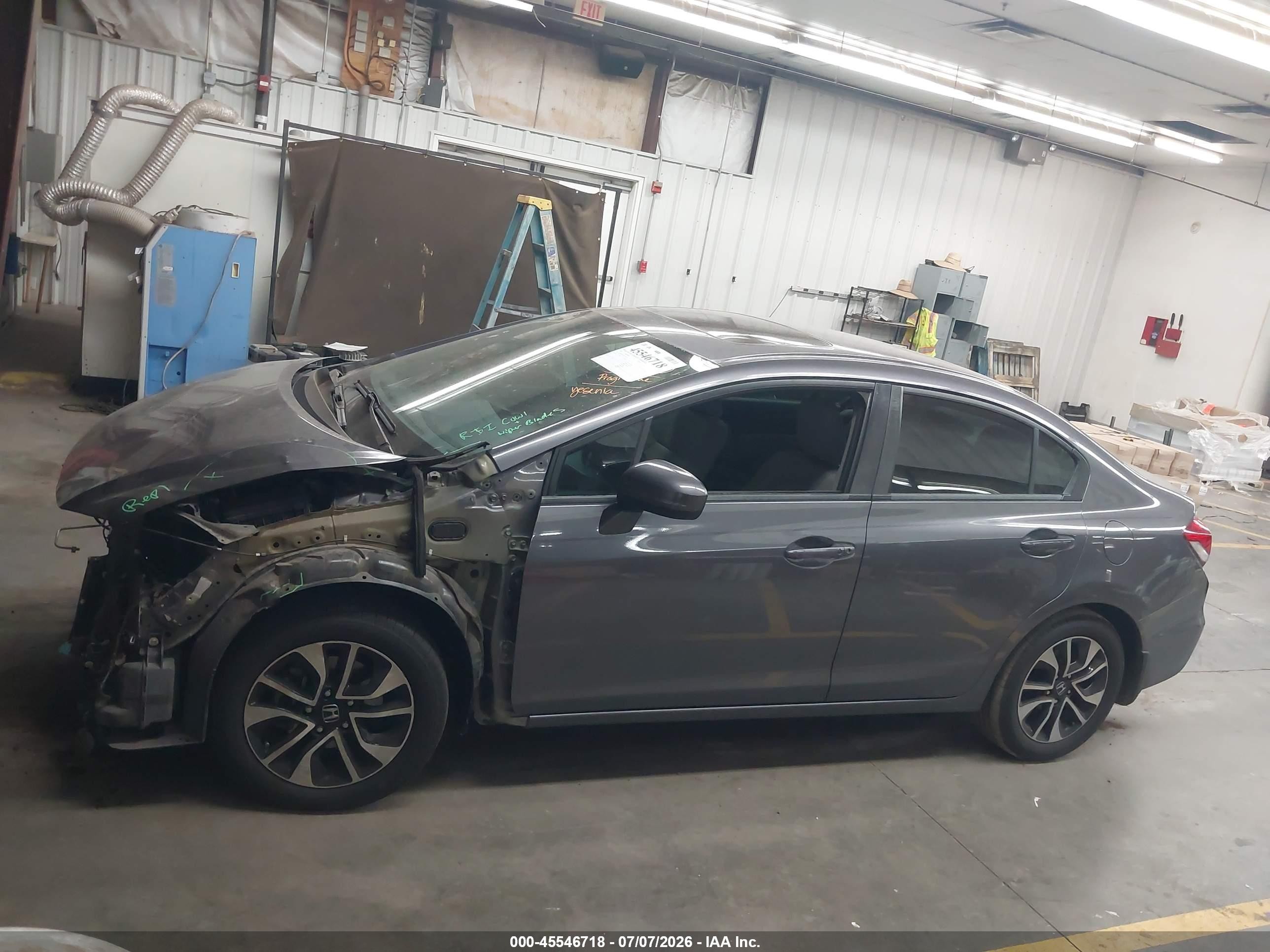 2015 Honda Civic Ex Gray vin: 2HGFB2F85FH502487