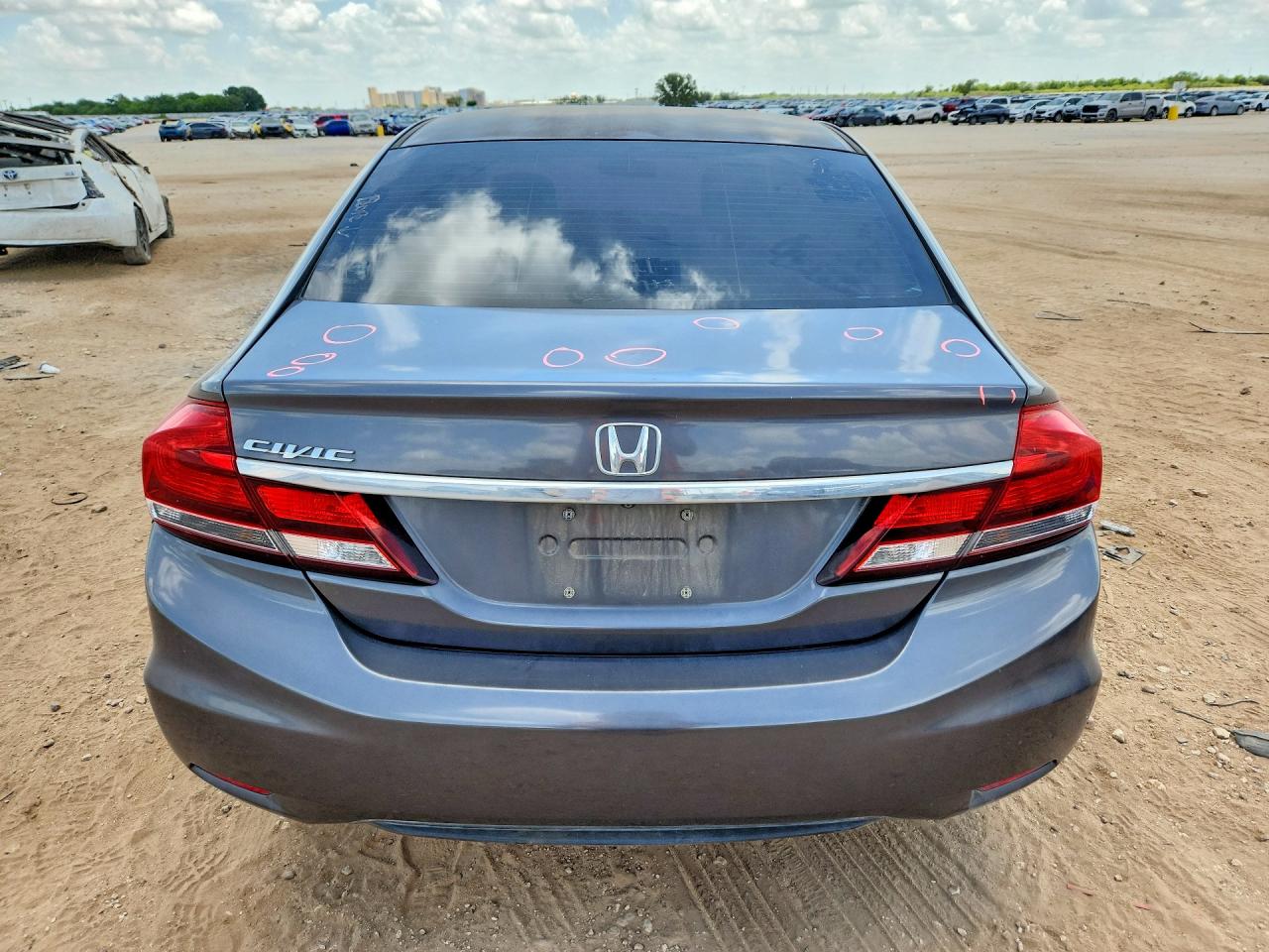2015 Honda Civic Ex Серый vin: 2HGFB2F85FH539975