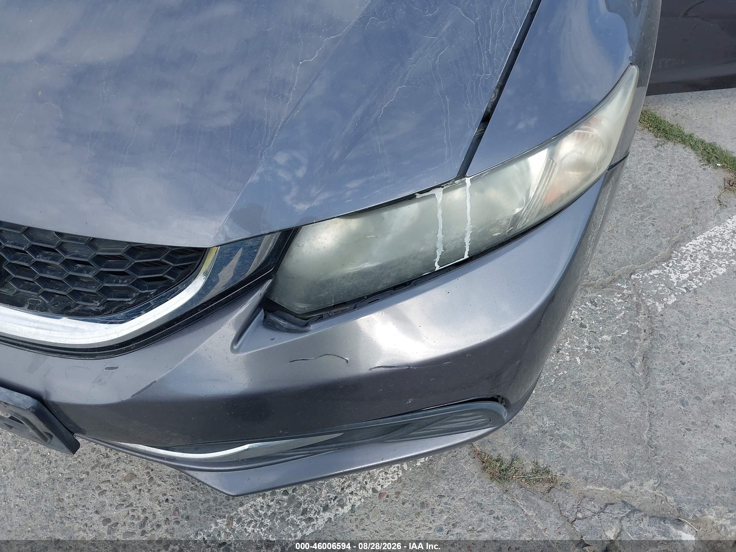 2015 Honda Civic Ex Gray vin: 2HGFB2F85FH553066