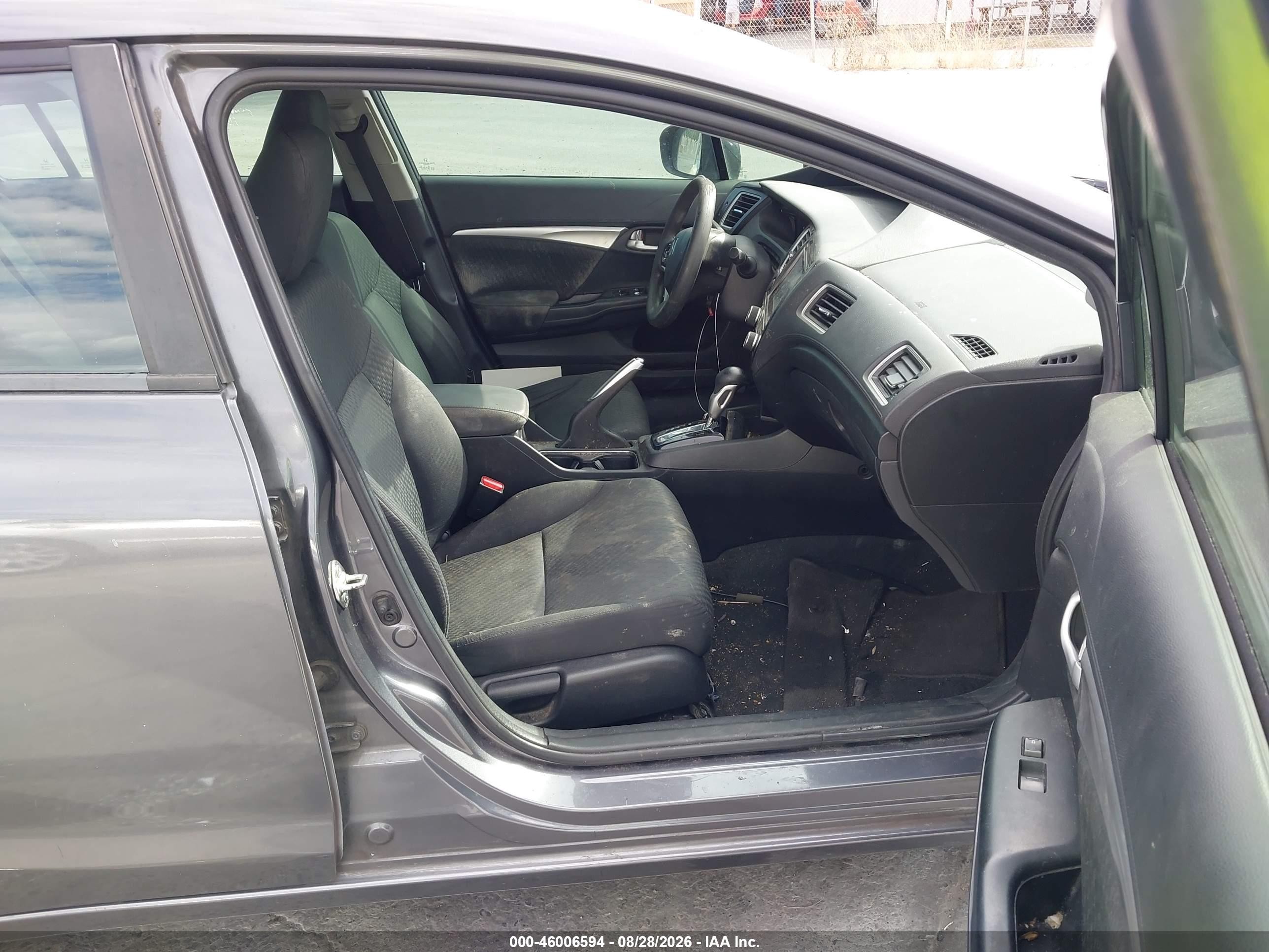 2015 Honda Civic Ex Gray vin: 2HGFB2F85FH553066