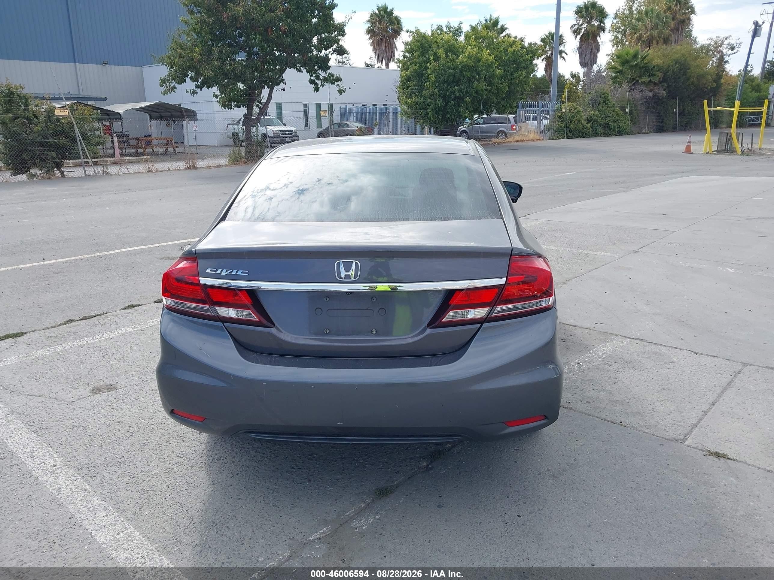 2015 Honda Civic Ex Gray vin: 2HGFB2F85FH553066
