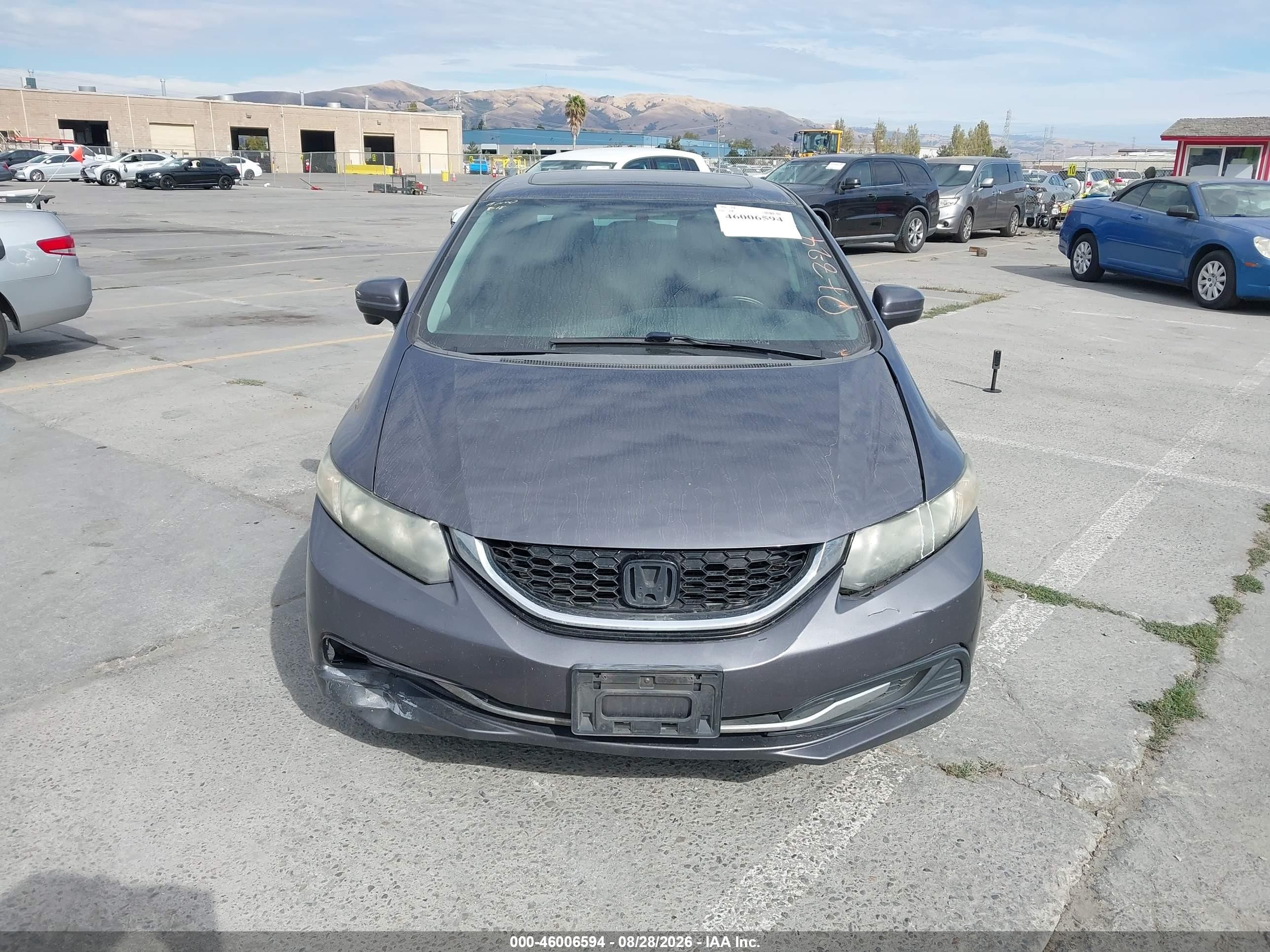 2015 Honda Civic Ex Gray vin: 2HGFB2F85FH553066
