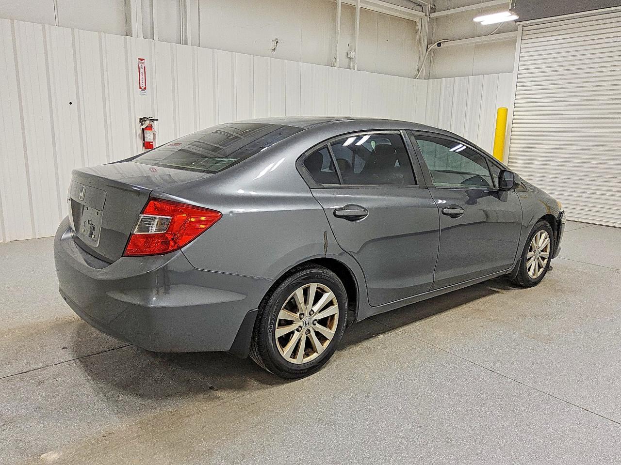 2012 Honda Civic Ex Gray vin: 2HGFB2F86CH307817