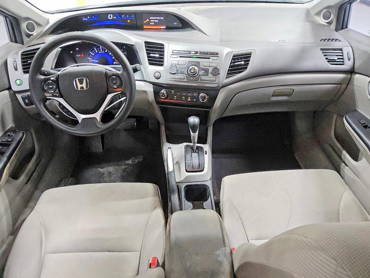 2012 Honda Civic Ex Gray vin: 2HGFB2F86CH307817