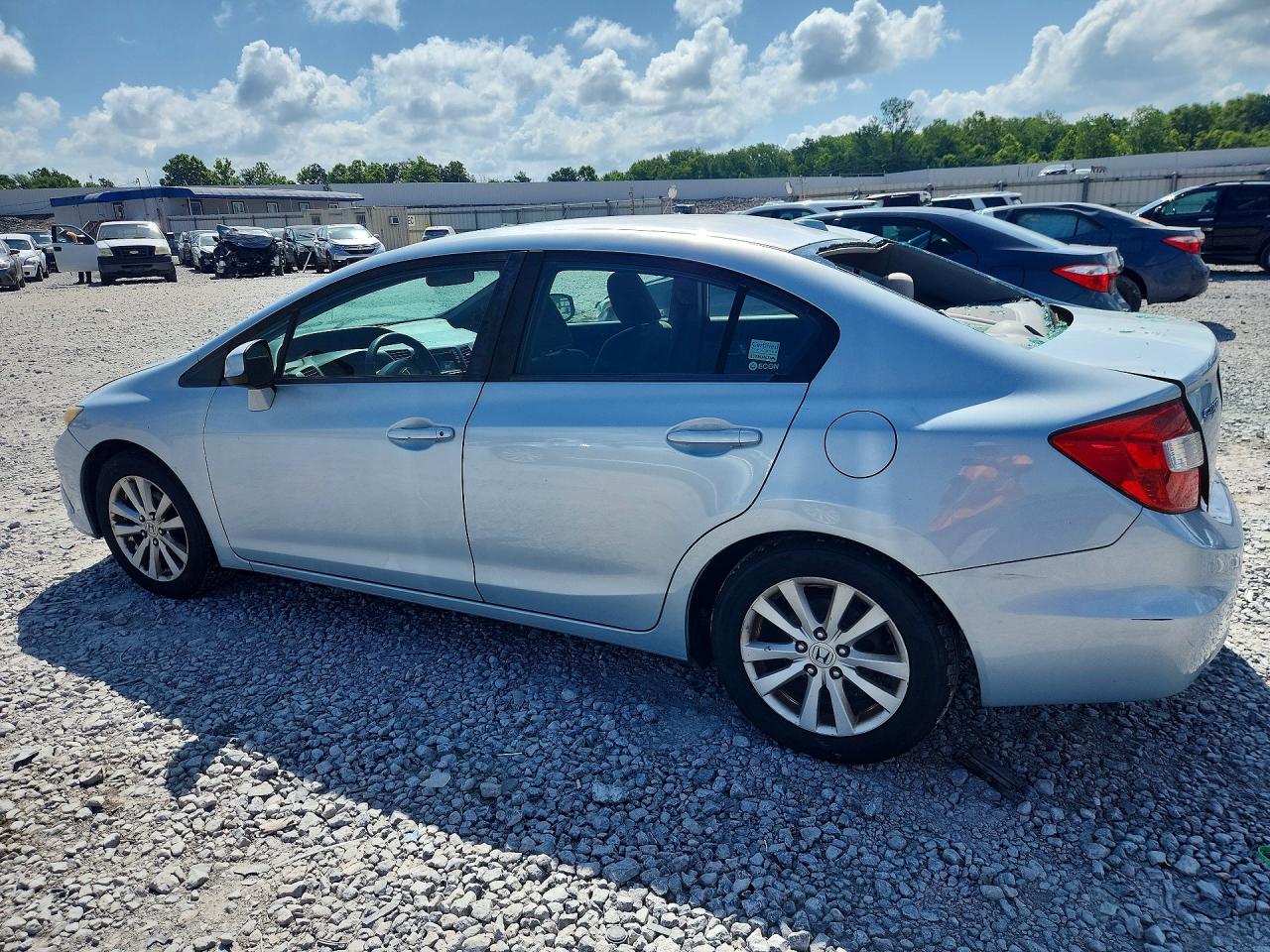 2012 Honda Civic Ex Silver vin: 2HGFB2F86CH520119