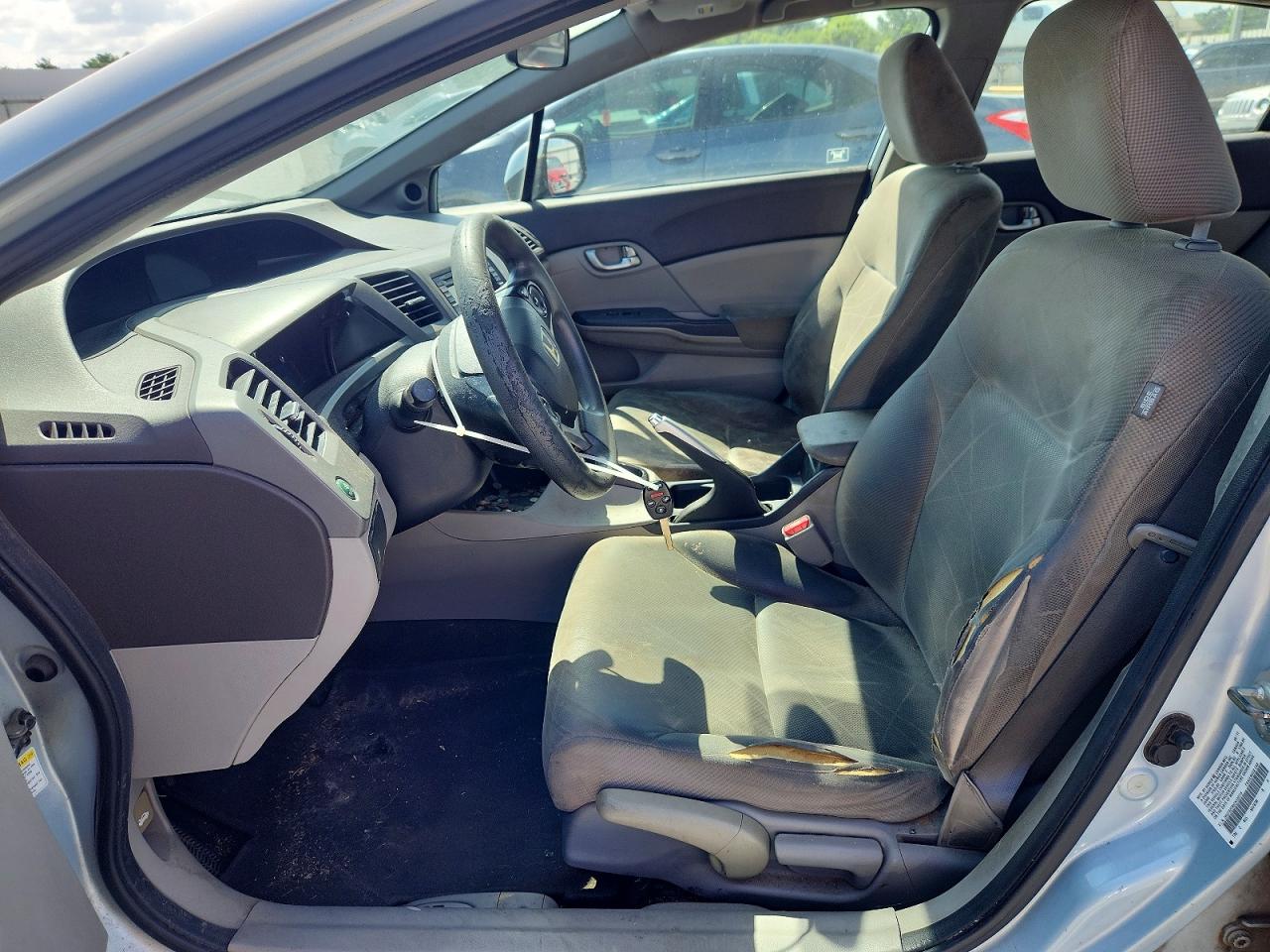 2012 Honda Civic Ex Silver vin: 2HGFB2F86CH520119