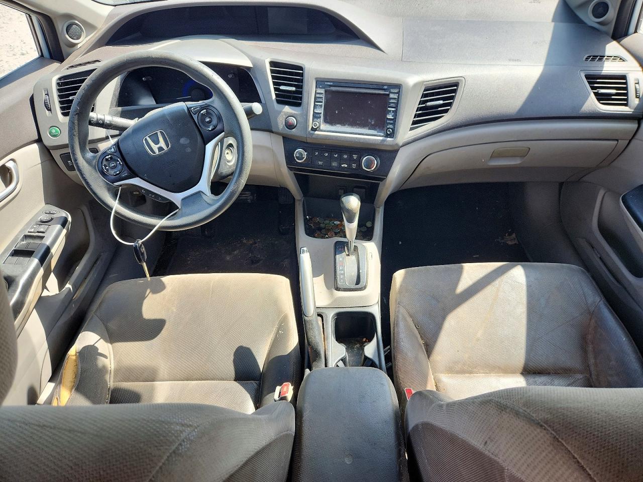 2012 Honda Civic Ex Silver vin: 2HGFB2F86CH520119