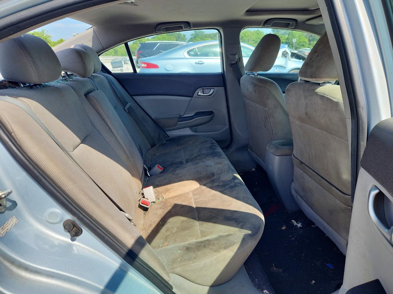 2012 Honda Civic Ex Silver vin: 2HGFB2F86CH520119