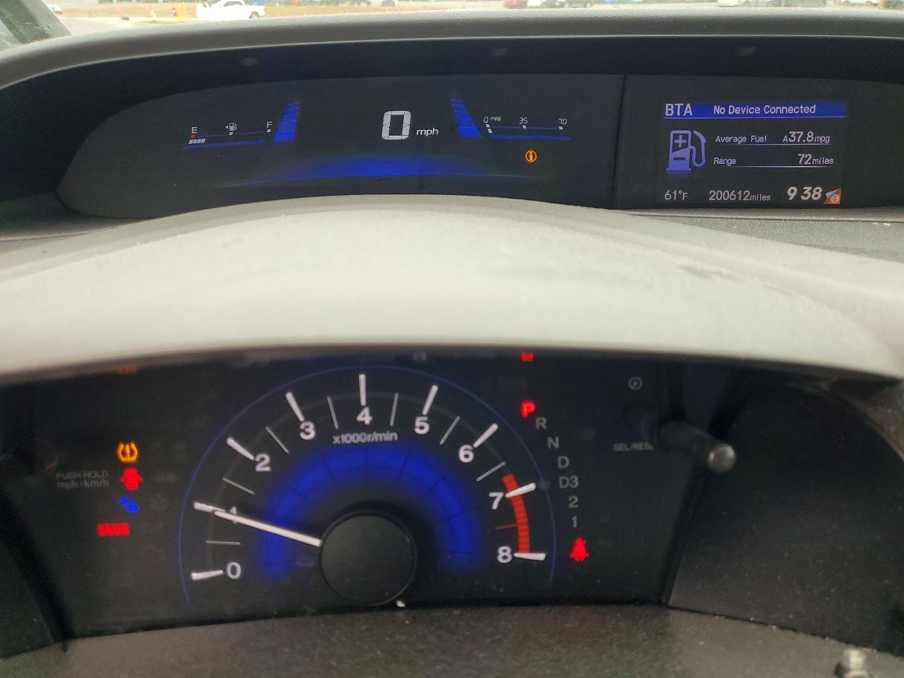2012 Honda Civic Ex Brown vin: 2HGFB2F86CH537180