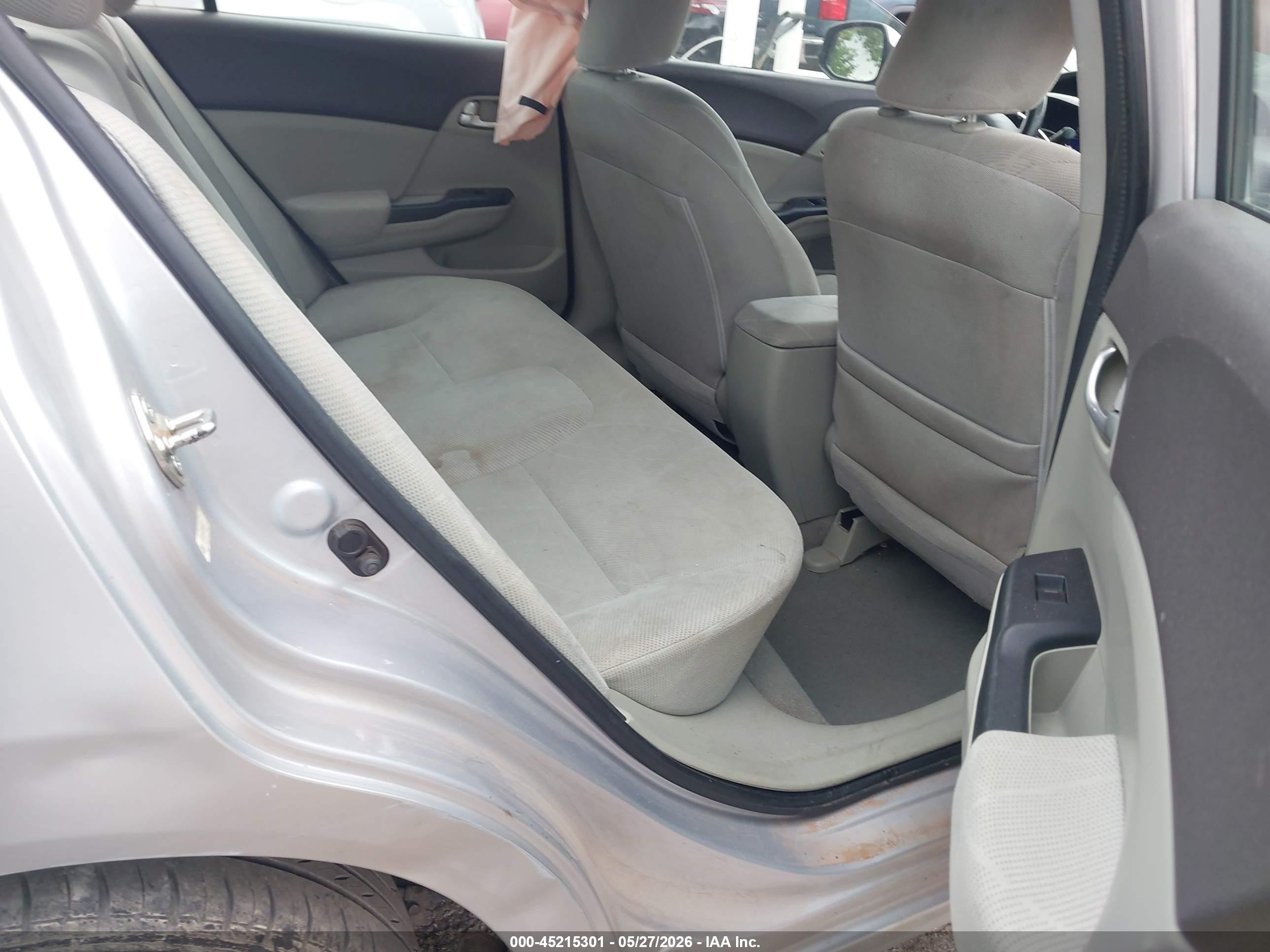 2012 Honda Civic Ex Silver vin: 2HGFB2F86CH598917