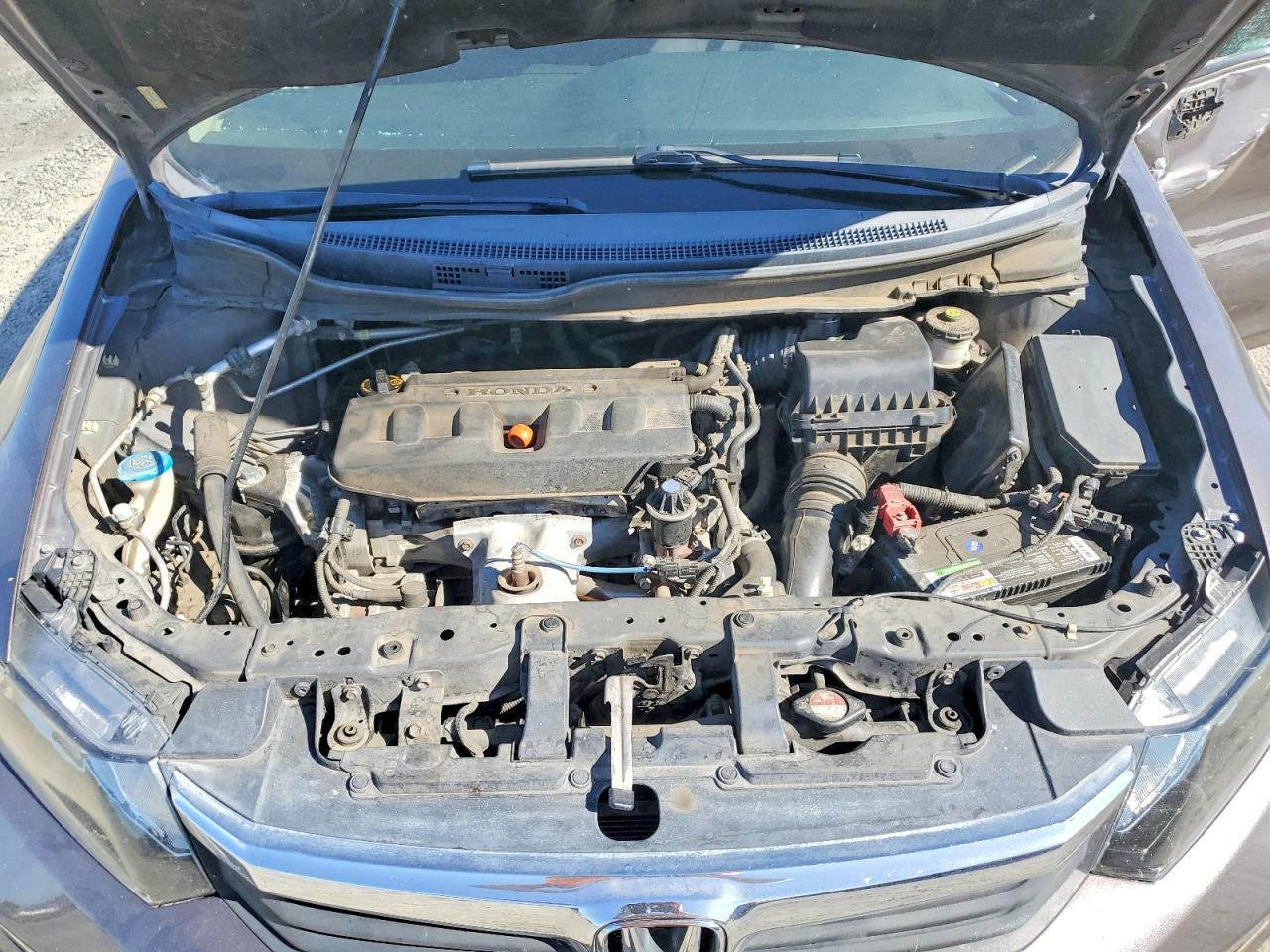 2012 Honda Civic Ex Gray vin: 2HGFB2F86CH605509