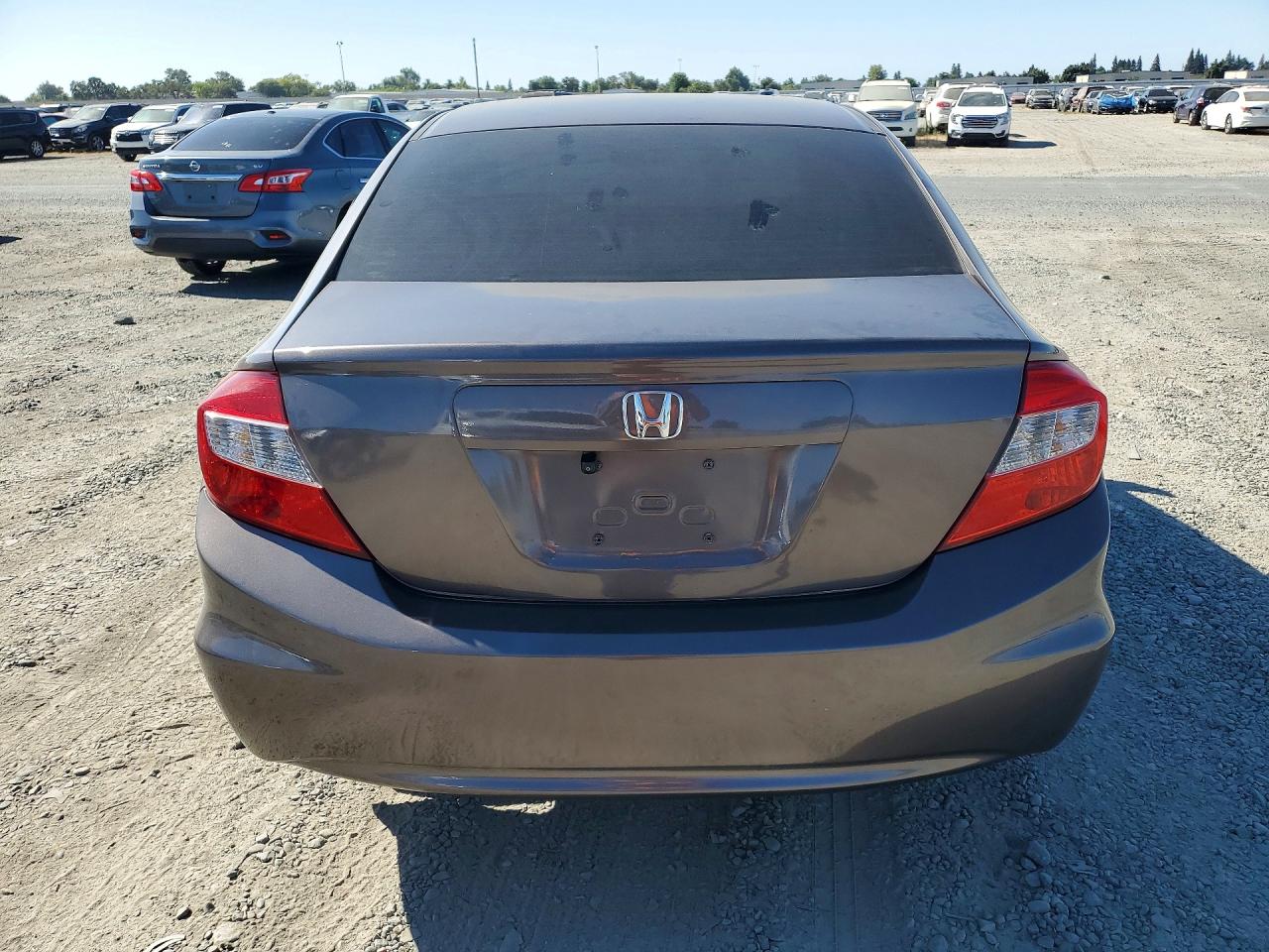 2012 Honda Civic Ex Gray vin: 2HGFB2F86CH605509