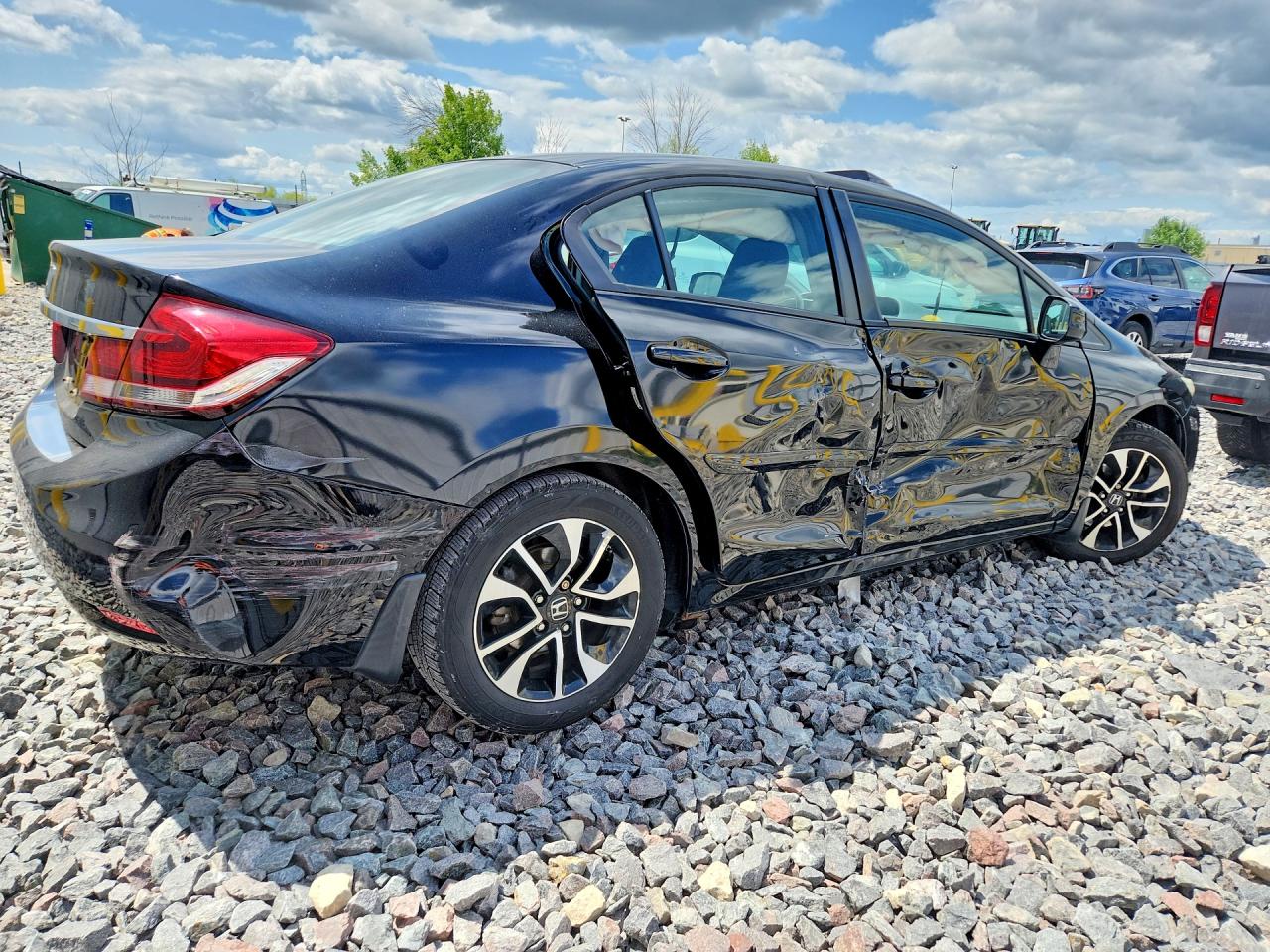 2013 Honda Civic Ex Black vin: 2HGFB2F86DH518663