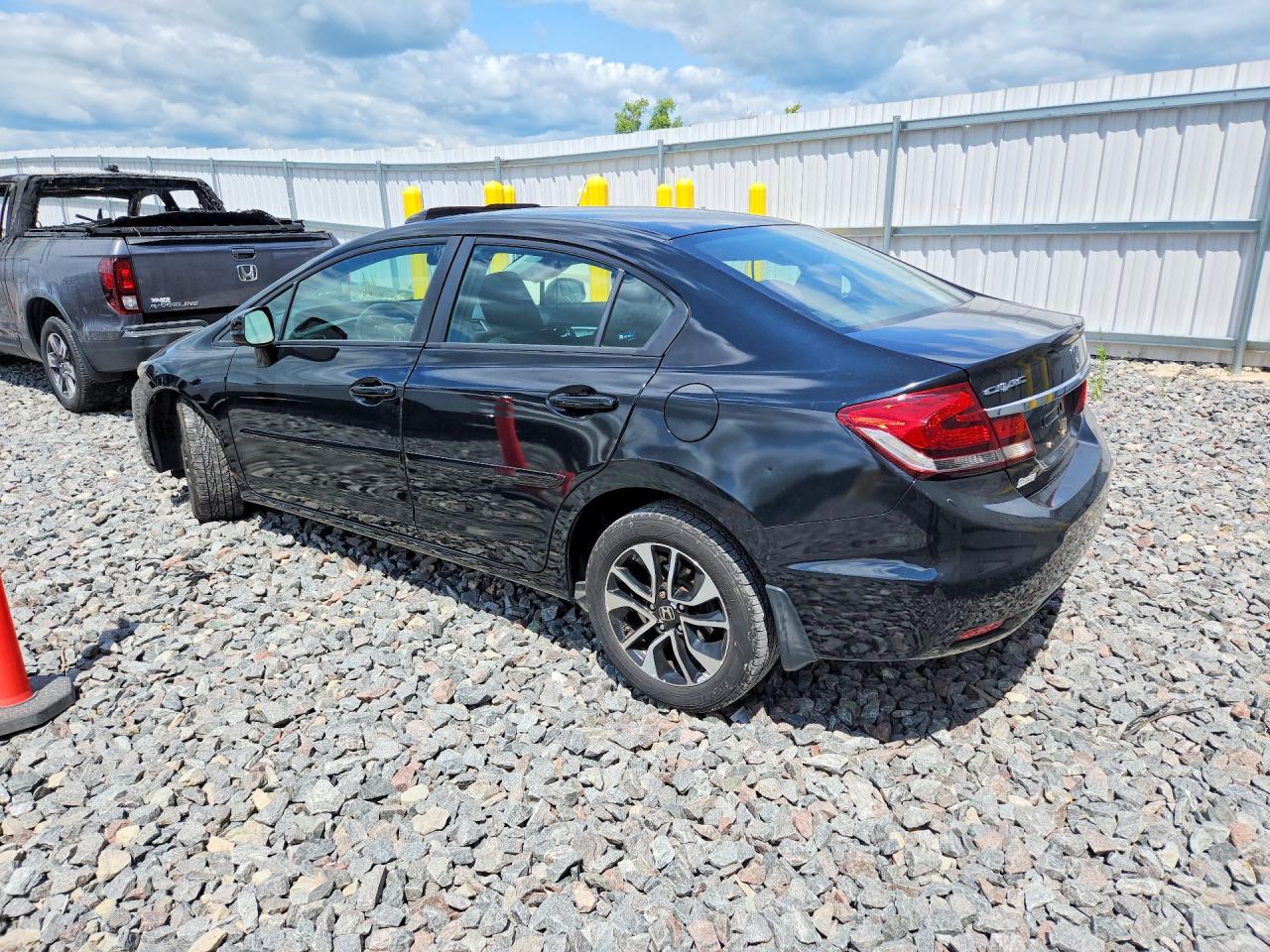 2013 Honda Civic Ex Black vin: 2HGFB2F86DH518663