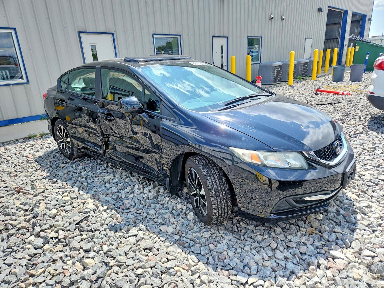 2013 Honda Civic Ex Black vin: 2HGFB2F86DH518663