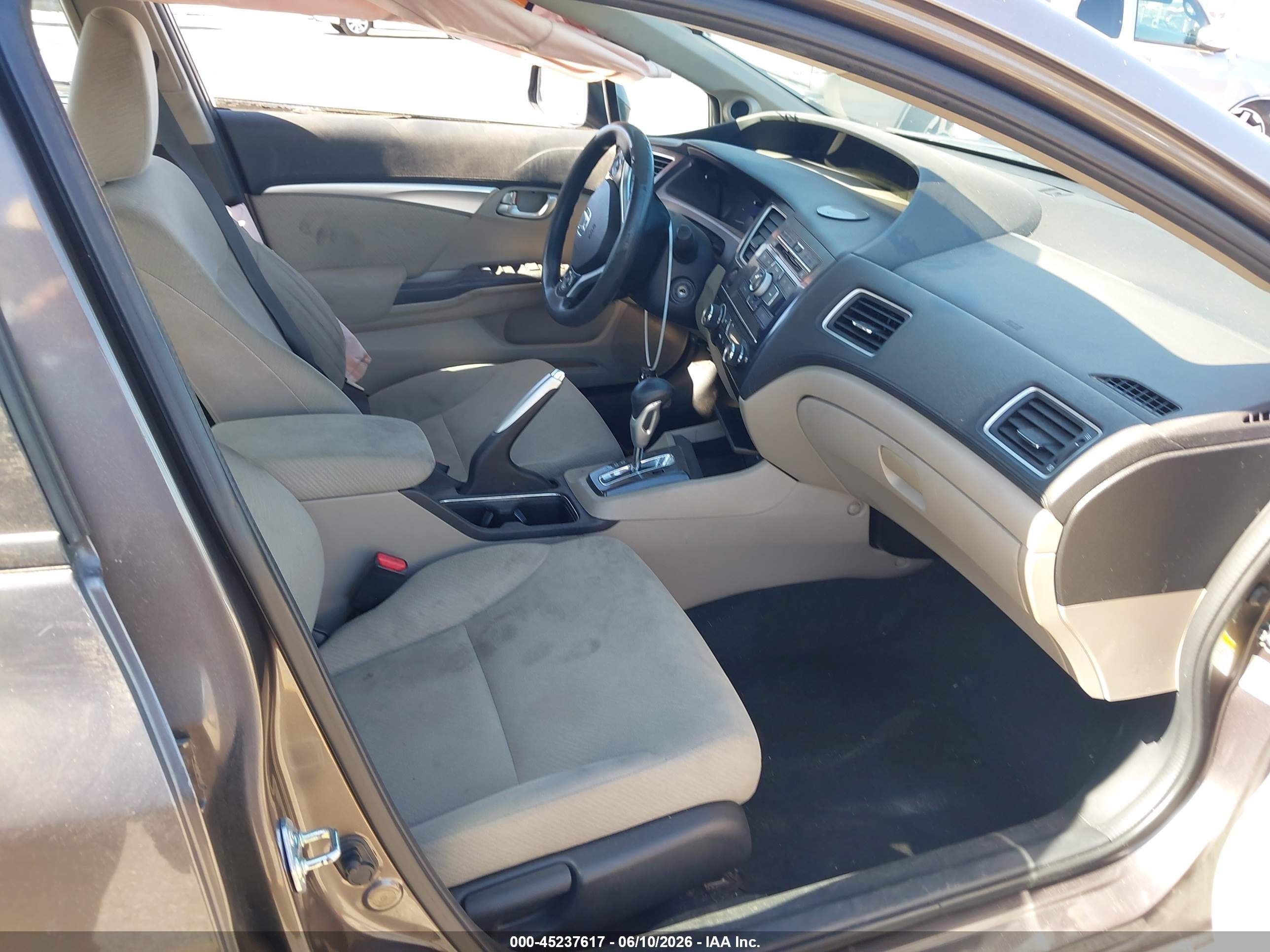 2013 Honda Civic Ex Brown vin: 2HGFB2F86DH529176
