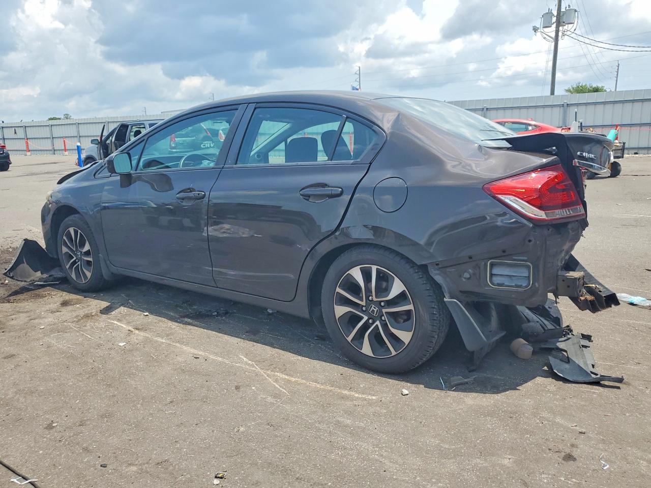 2014 Honda Civic Ex Black vin: 2HGFB2F86EH500696