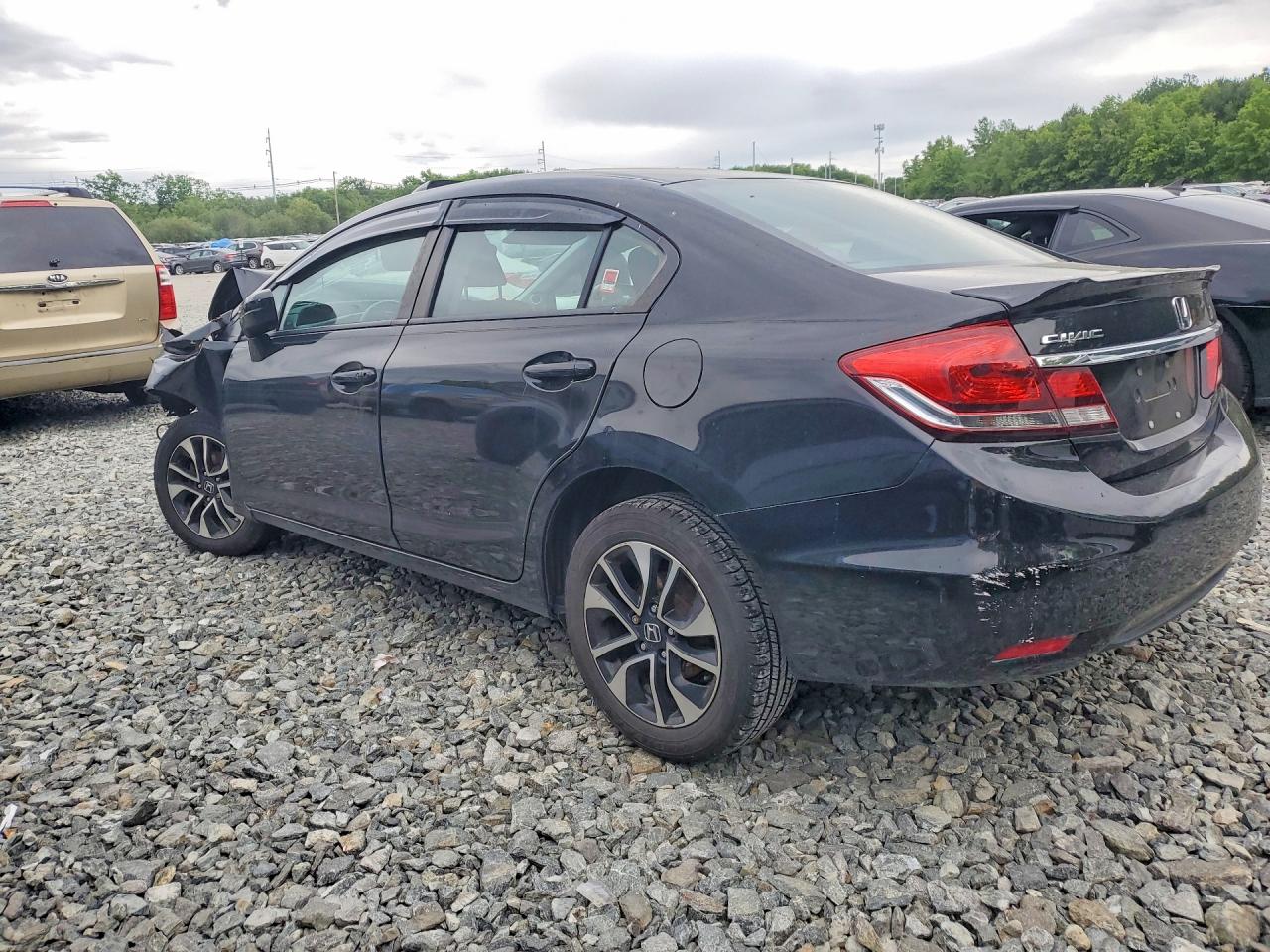 2014 Honda Civic Ex Черный vin: 2HGFB2F86EH503162