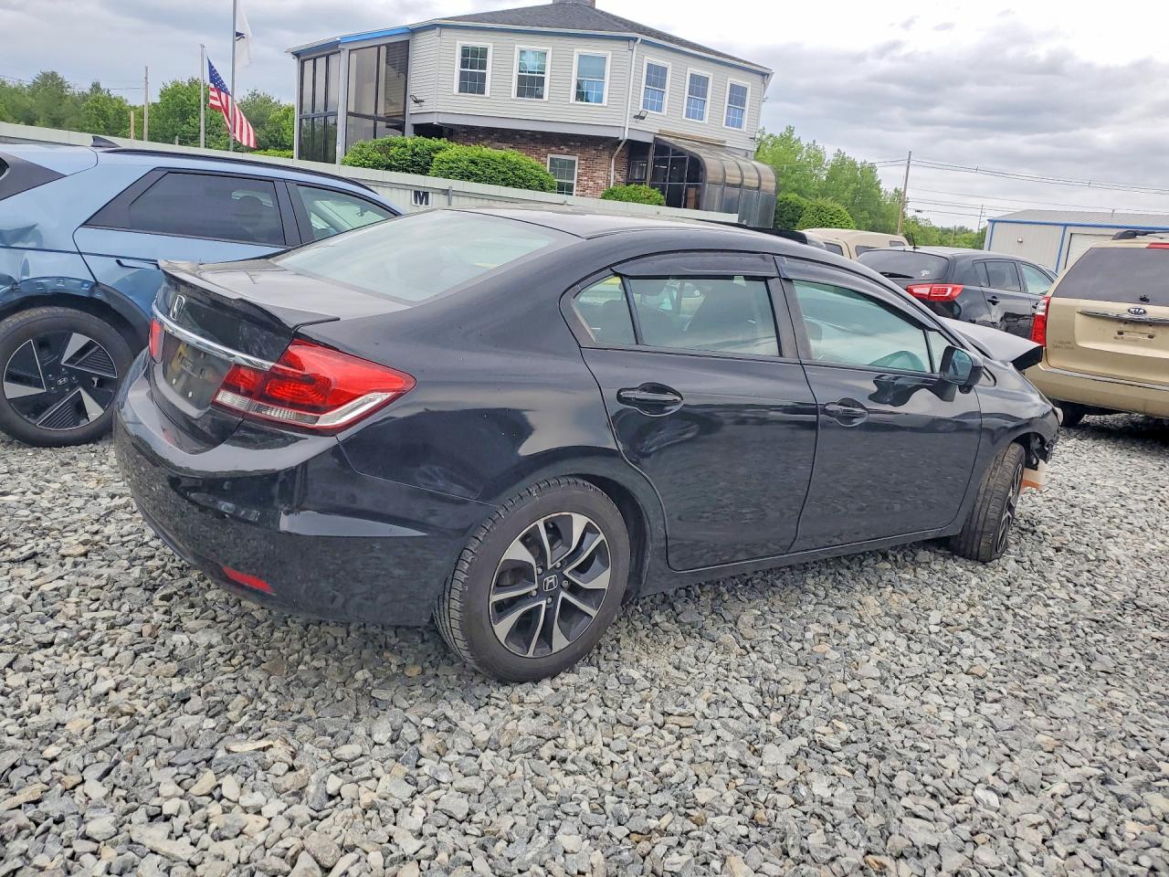 2014 Honda Civic Ex Черный vin: 2HGFB2F86EH503162