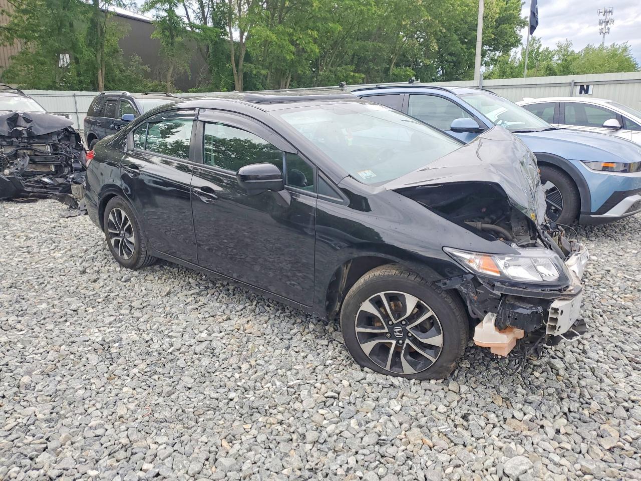 2014 Honda Civic Ex Черный vin: 2HGFB2F86EH503162