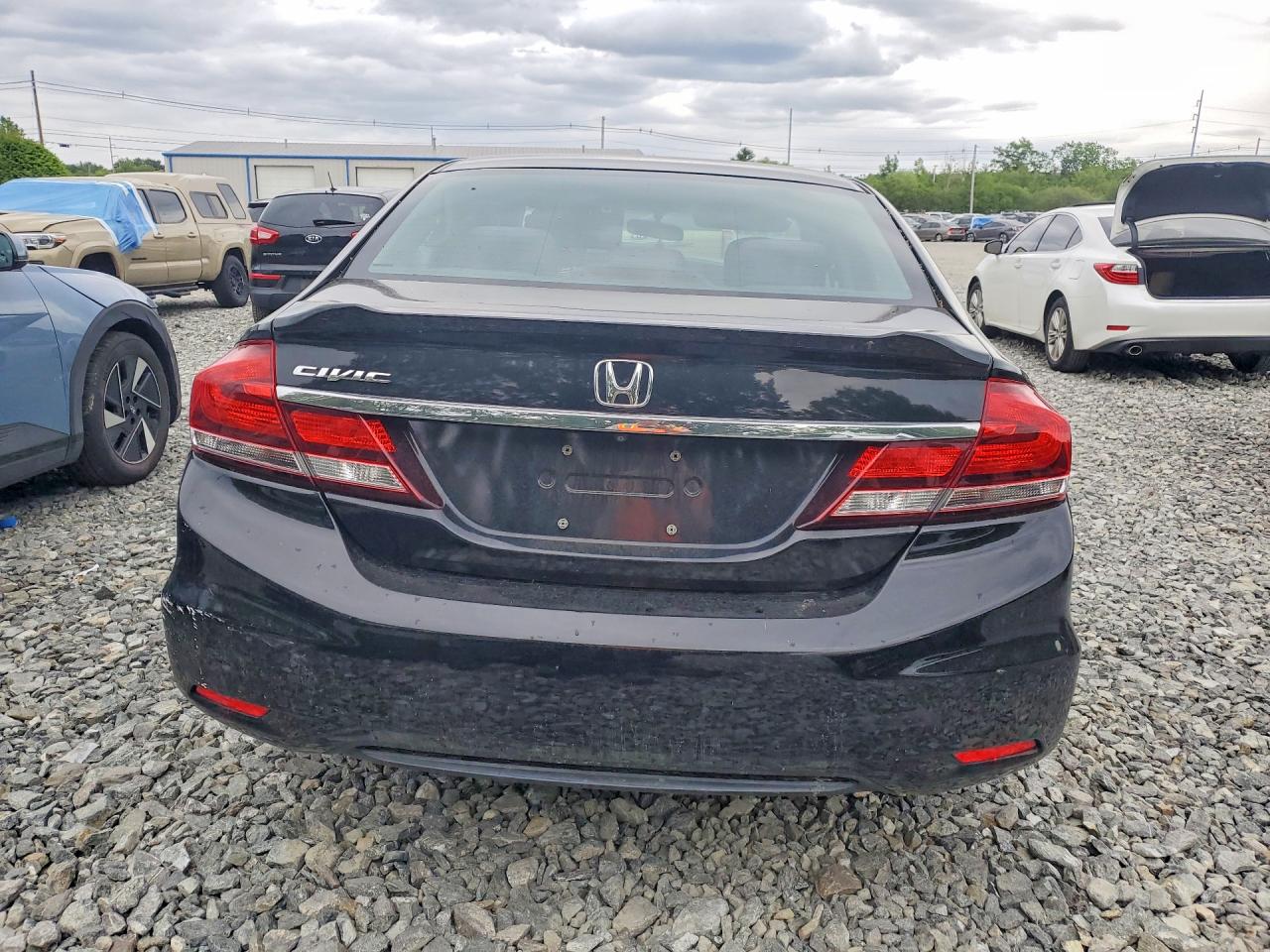 2014 Honda Civic Ex Черный vin: 2HGFB2F86EH503162
