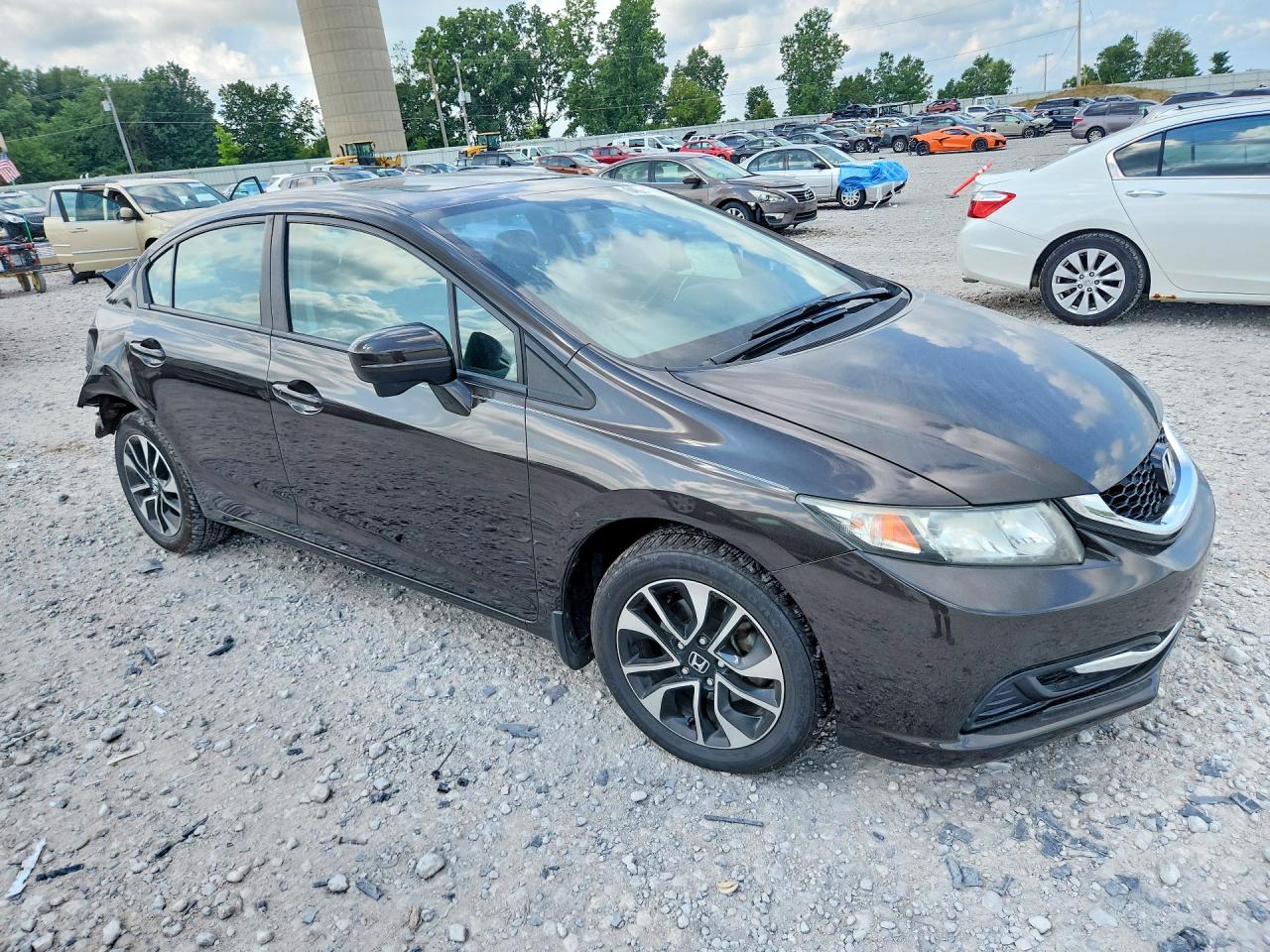 2014 Honda Civic Ex Gray vin: 2HGFB2F86EH512072