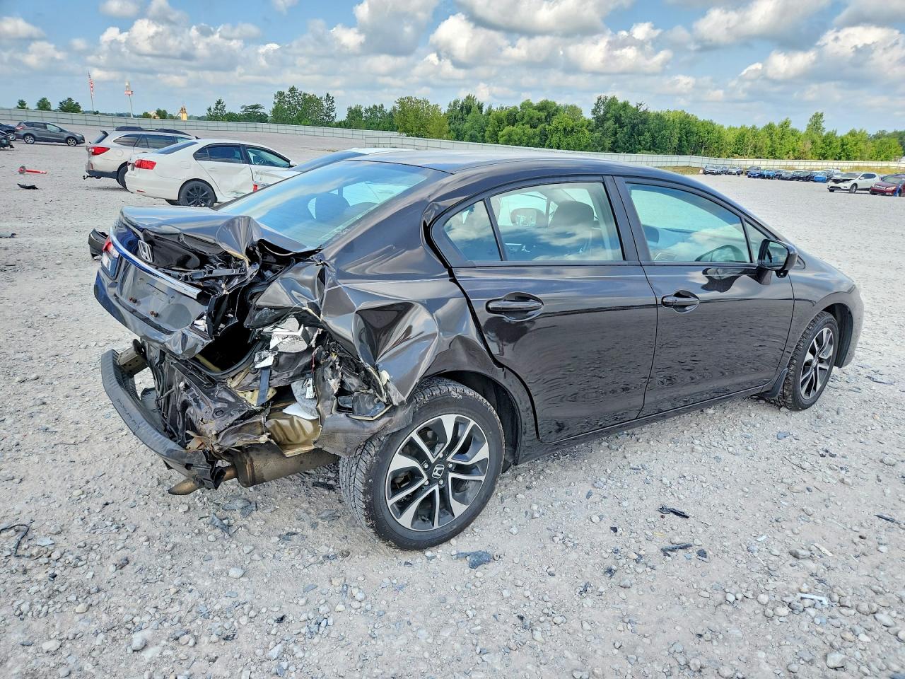 2014 Honda Civic Ex Gray vin: 2HGFB2F86EH512072