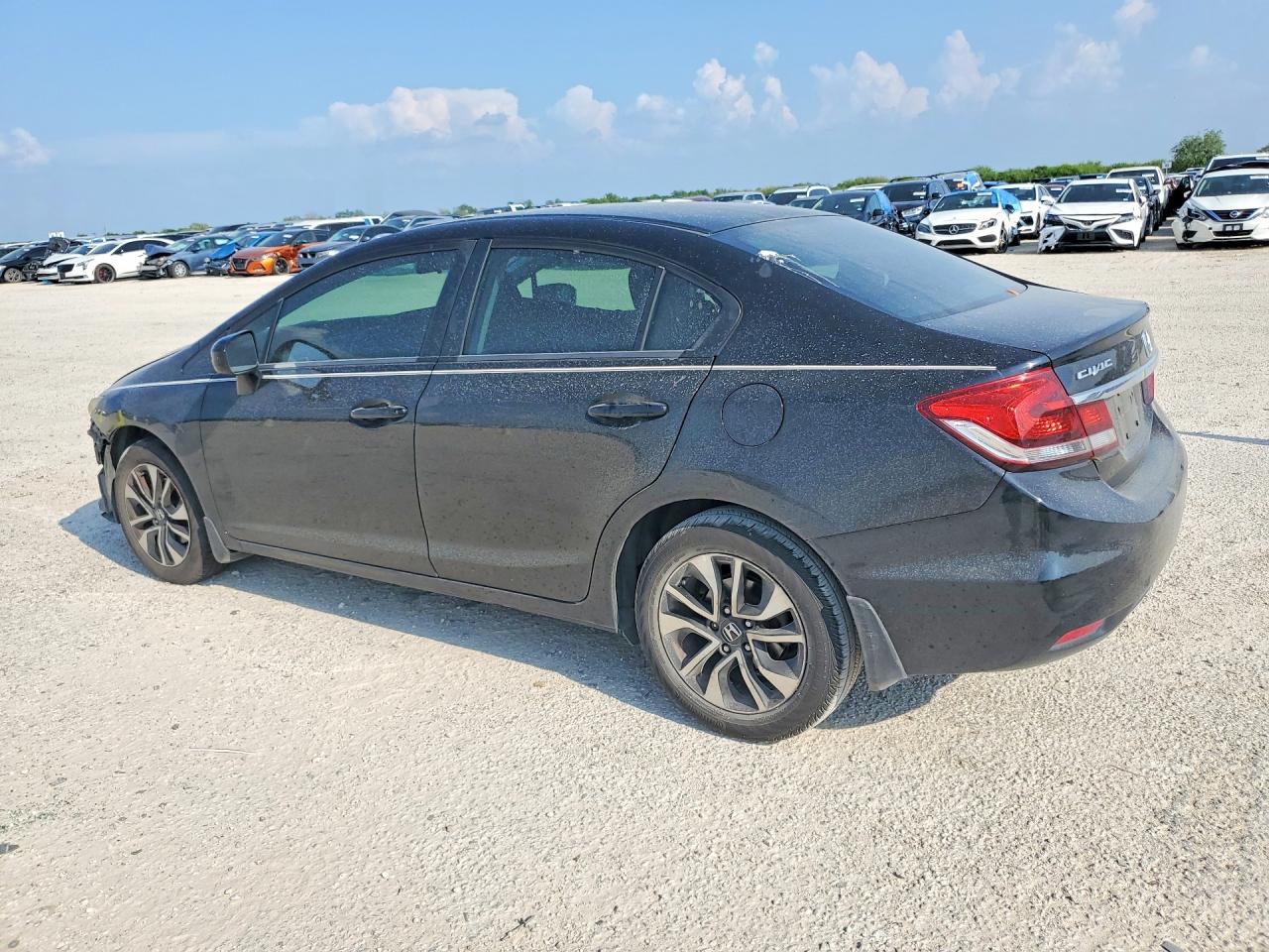2014 Honda Civic Ex Черный vin: 2HGFB2F86EH530605