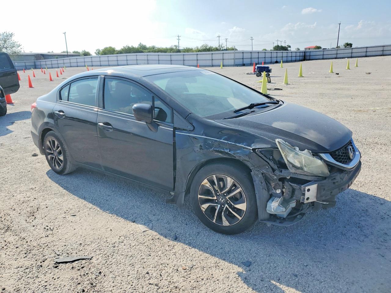 2014 Honda Civic Ex Черный vin: 2HGFB2F86EH530605