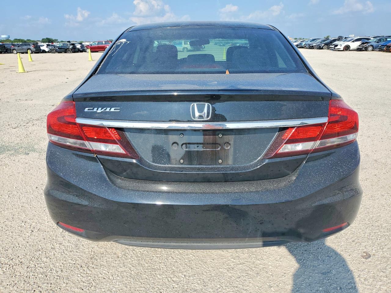 2014 Honda Civic Ex Черный vin: 2HGFB2F86EH530605
