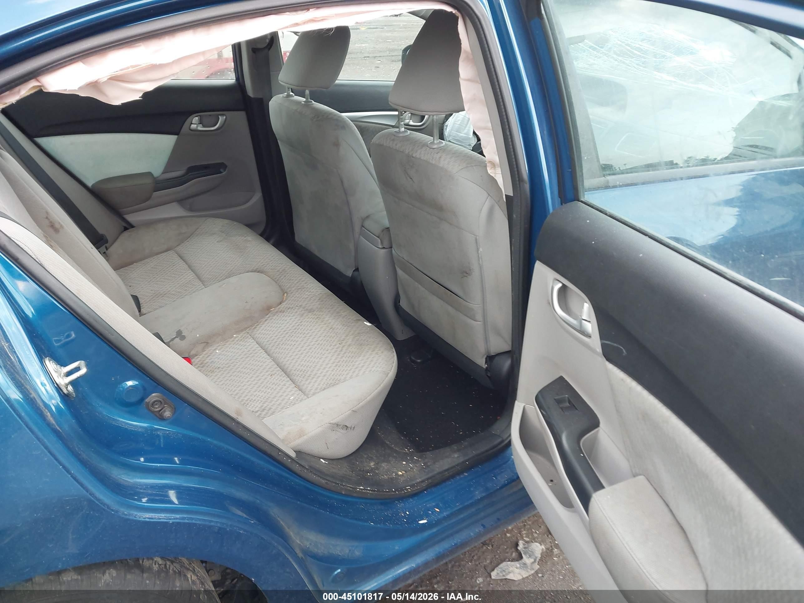 2014 Honda Civic Ex Blue vin: 2HGFB2F86EH532774