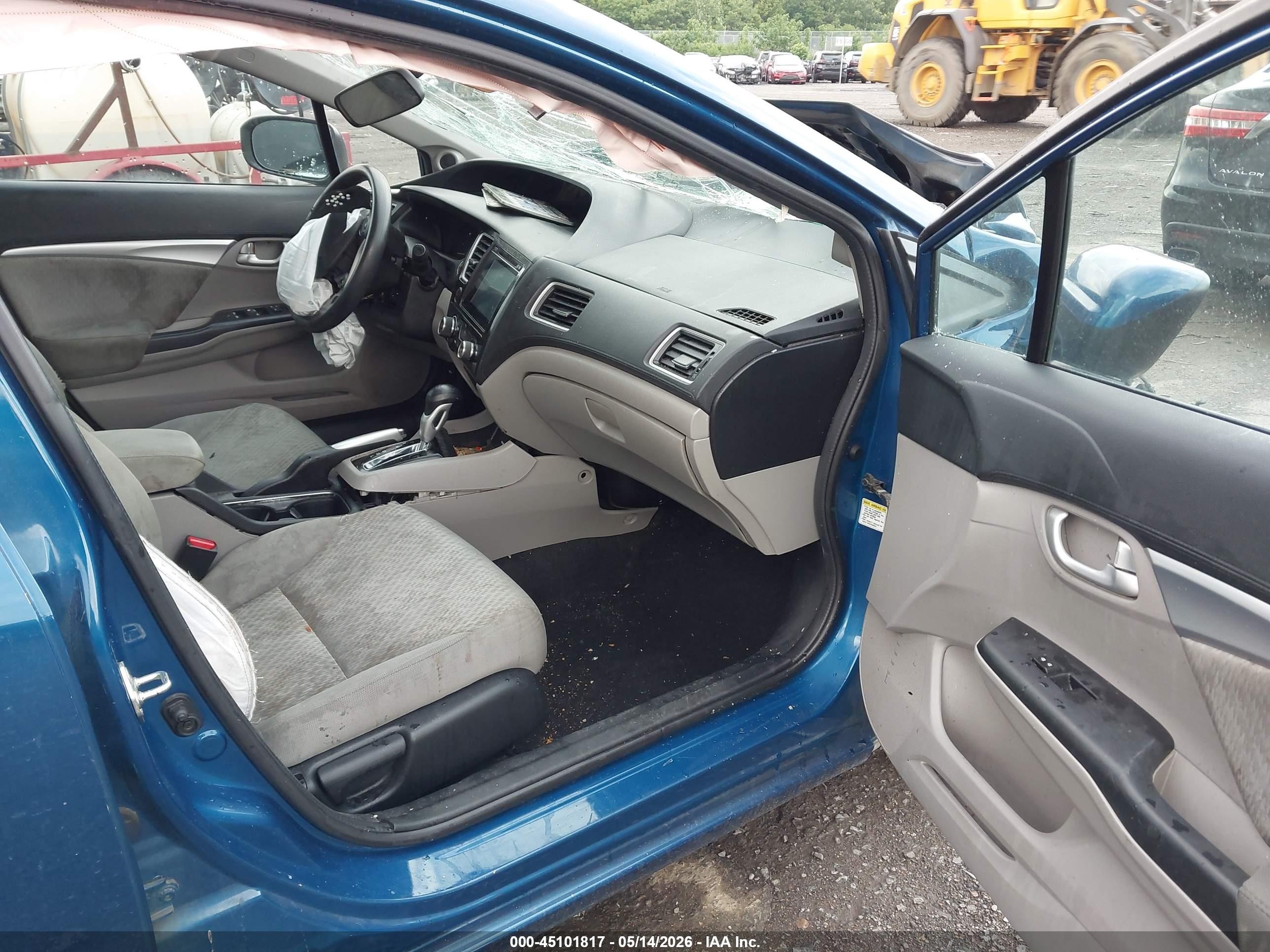 2014 Honda Civic Ex Blue vin: 2HGFB2F86EH532774