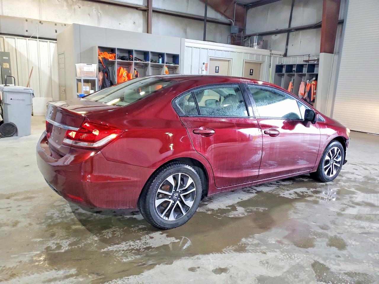 2014 Honda Civic Ex Бордовый vin: 2HGFB2F86EH535870