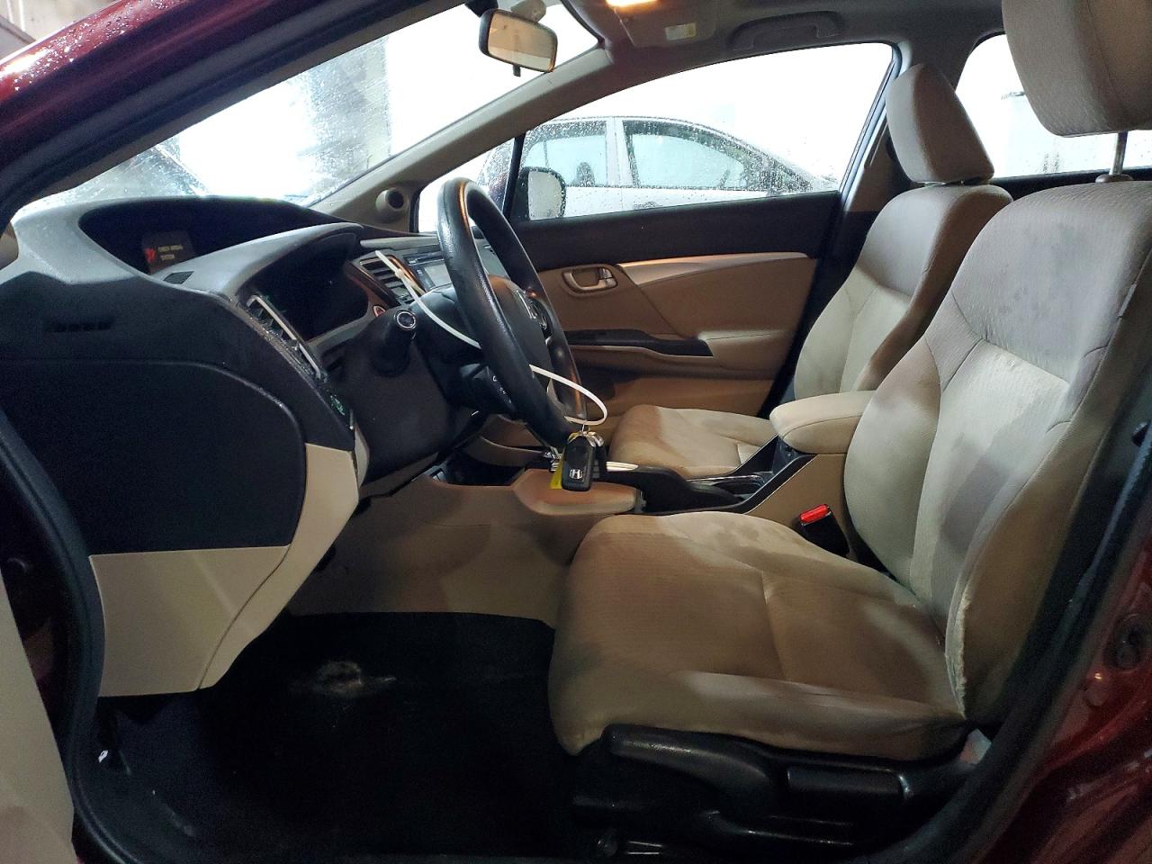 2014 Honda Civic Ex Бордовый vin: 2HGFB2F86EH535870