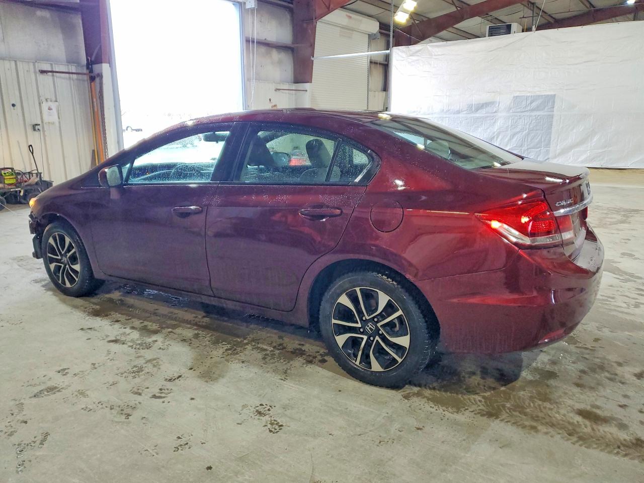 2014 Honda Civic Ex Бордовый vin: 2HGFB2F86EH535870