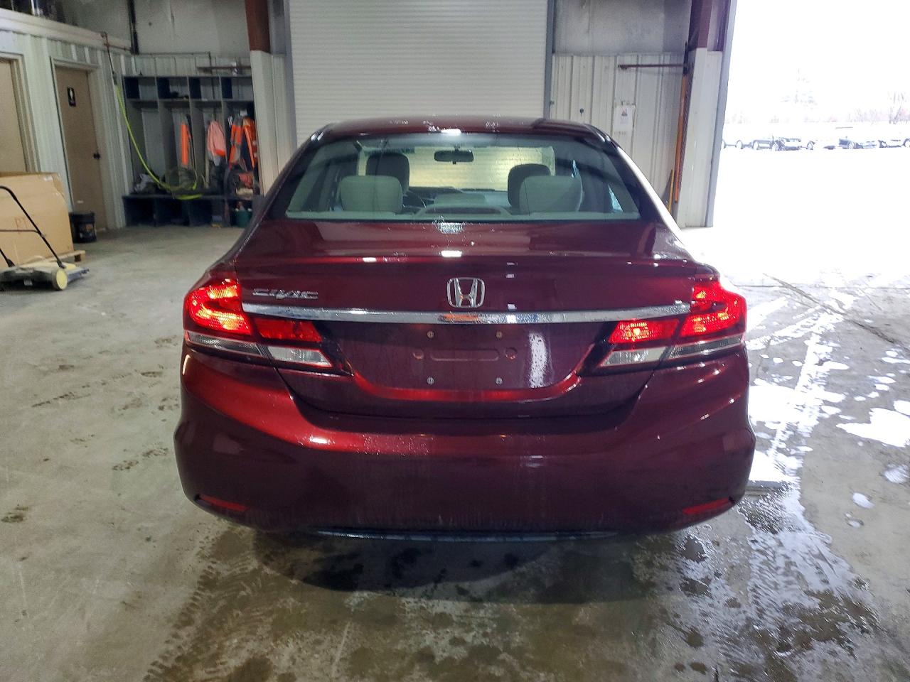 2014 Honda Civic Ex Бордовый vin: 2HGFB2F86EH535870