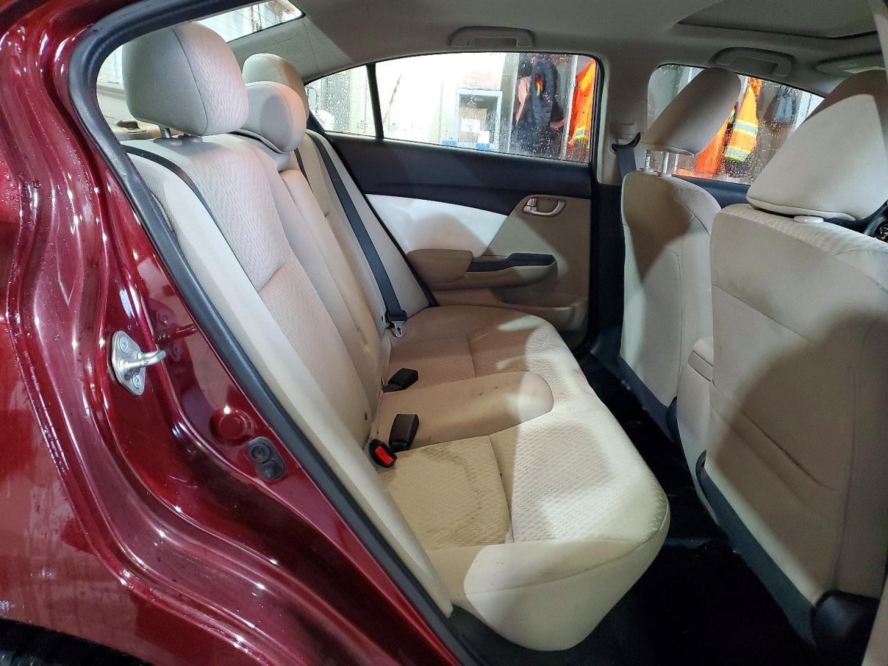 2014 Honda Civic Ex Бордовый vin: 2HGFB2F86EH535870