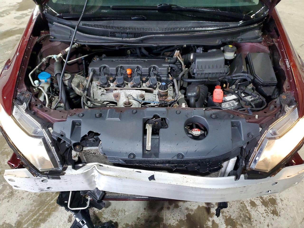 2014 Honda Civic Ex Бордовый vin: 2HGFB2F86EH535870