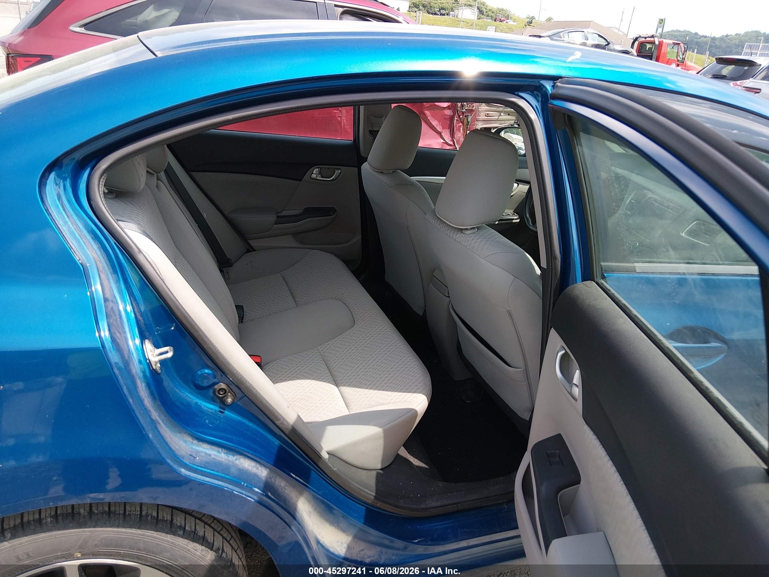 2014 Honda Civic Ex Blue vin: 2HGFB2F86EH537294