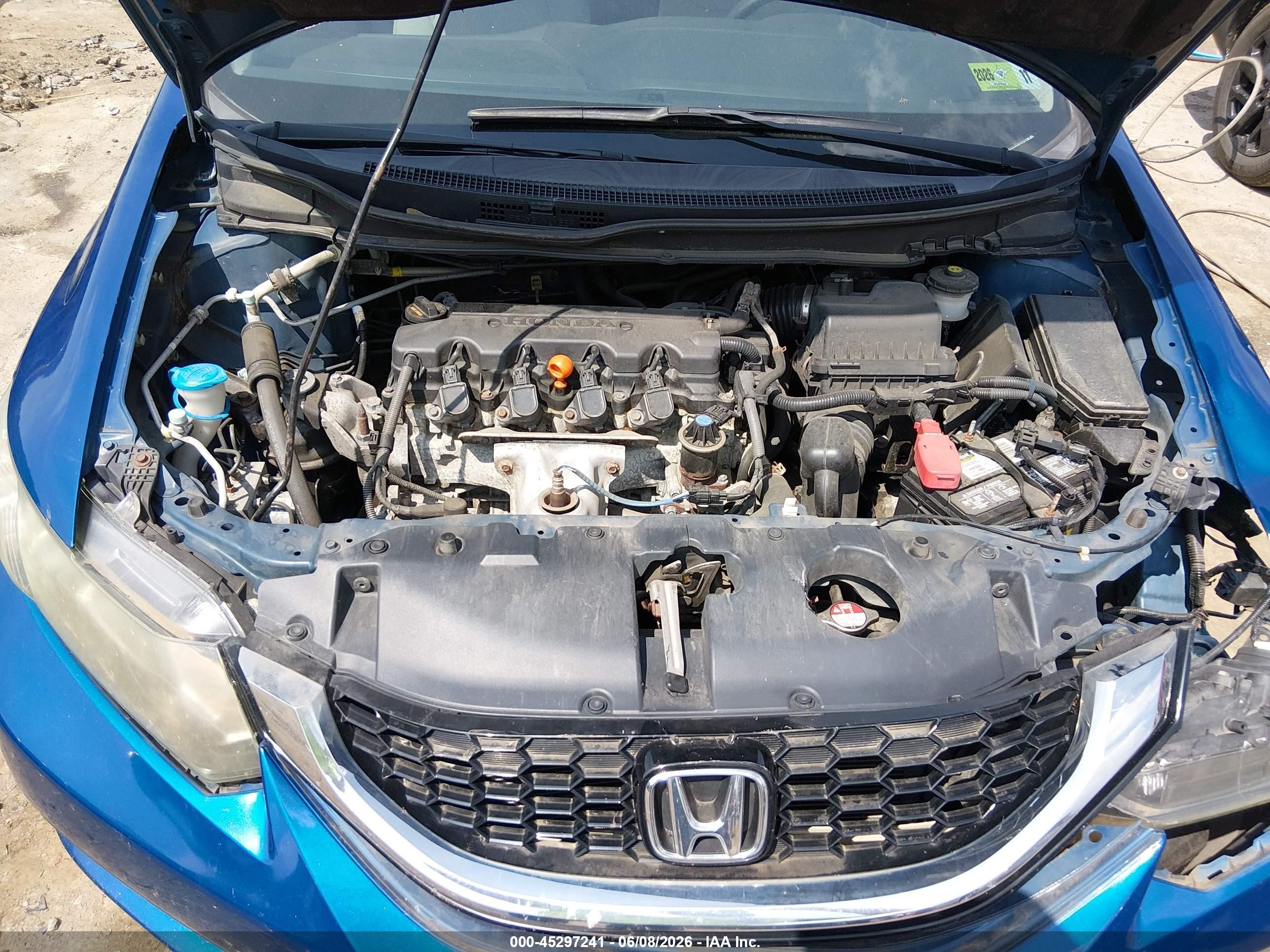 2014 Honda Civic Ex Blue vin: 2HGFB2F86EH537294