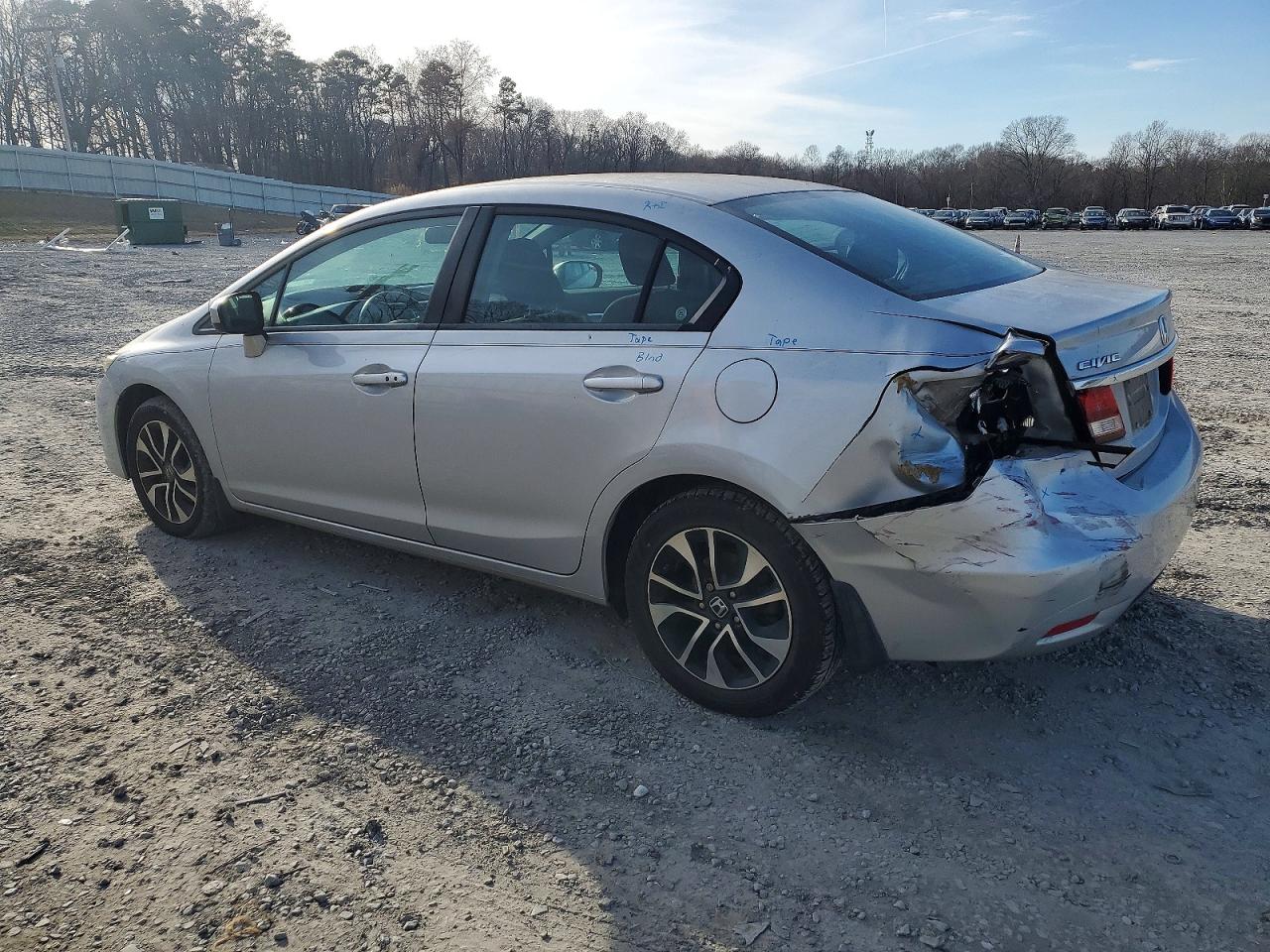 2014 Honda Civic Ex Silver vin: 2HGFB2F86EH537361