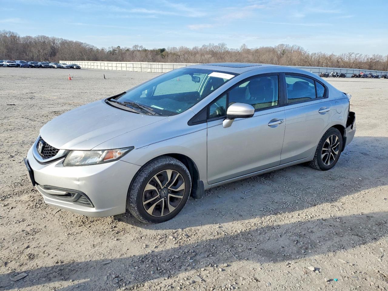 2014 Honda Civic Ex Silver vin: 2HGFB2F86EH537361
