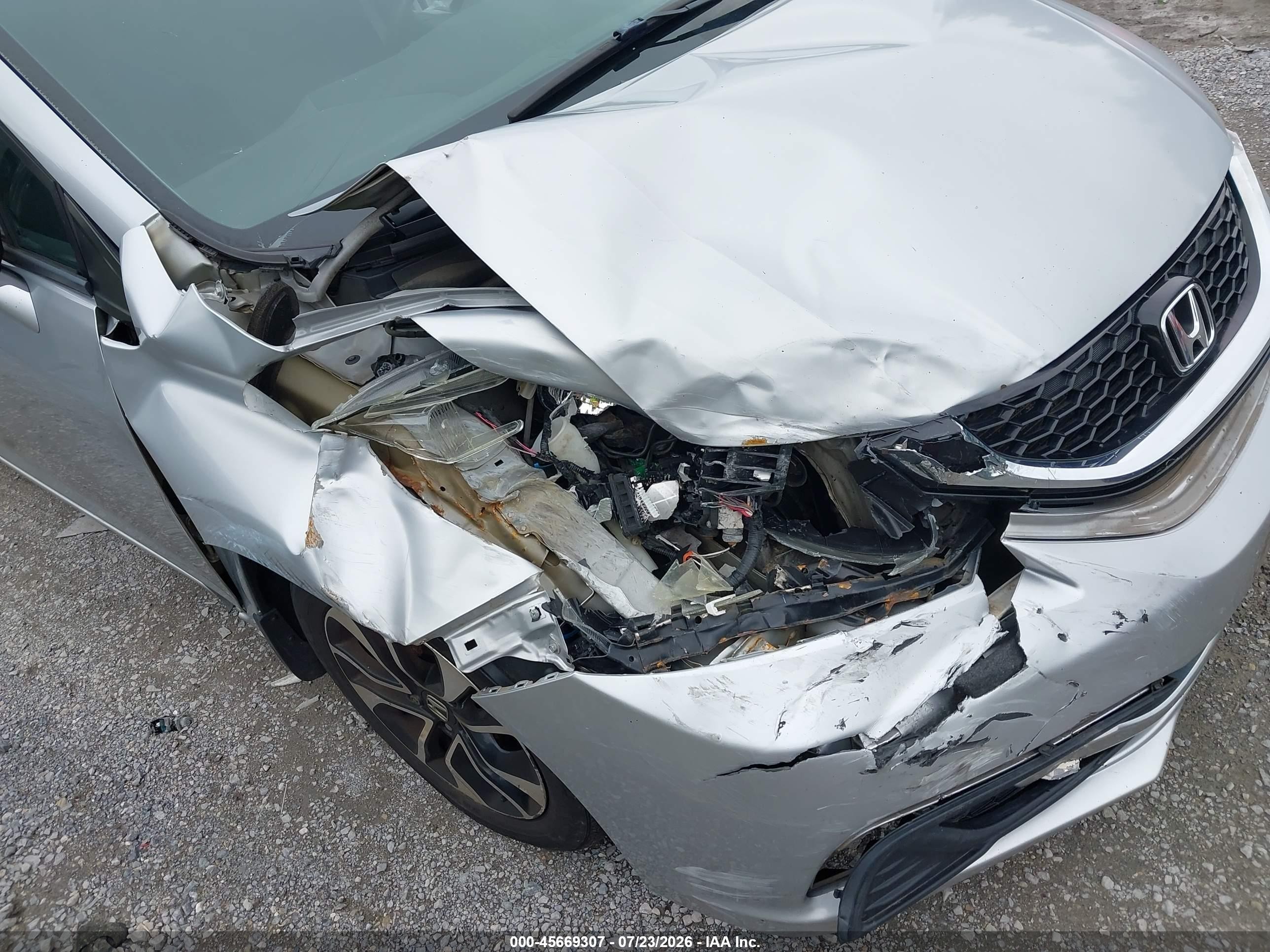 2014 Honda Civic Ex Серебряный vin: 2HGFB2F86EH537375