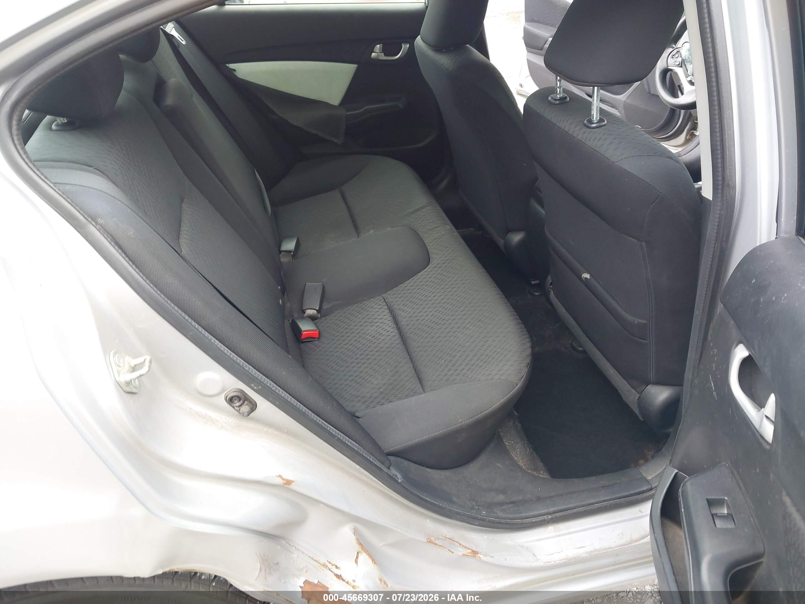 2014 Honda Civic Ex Серебряный vin: 2HGFB2F86EH537375