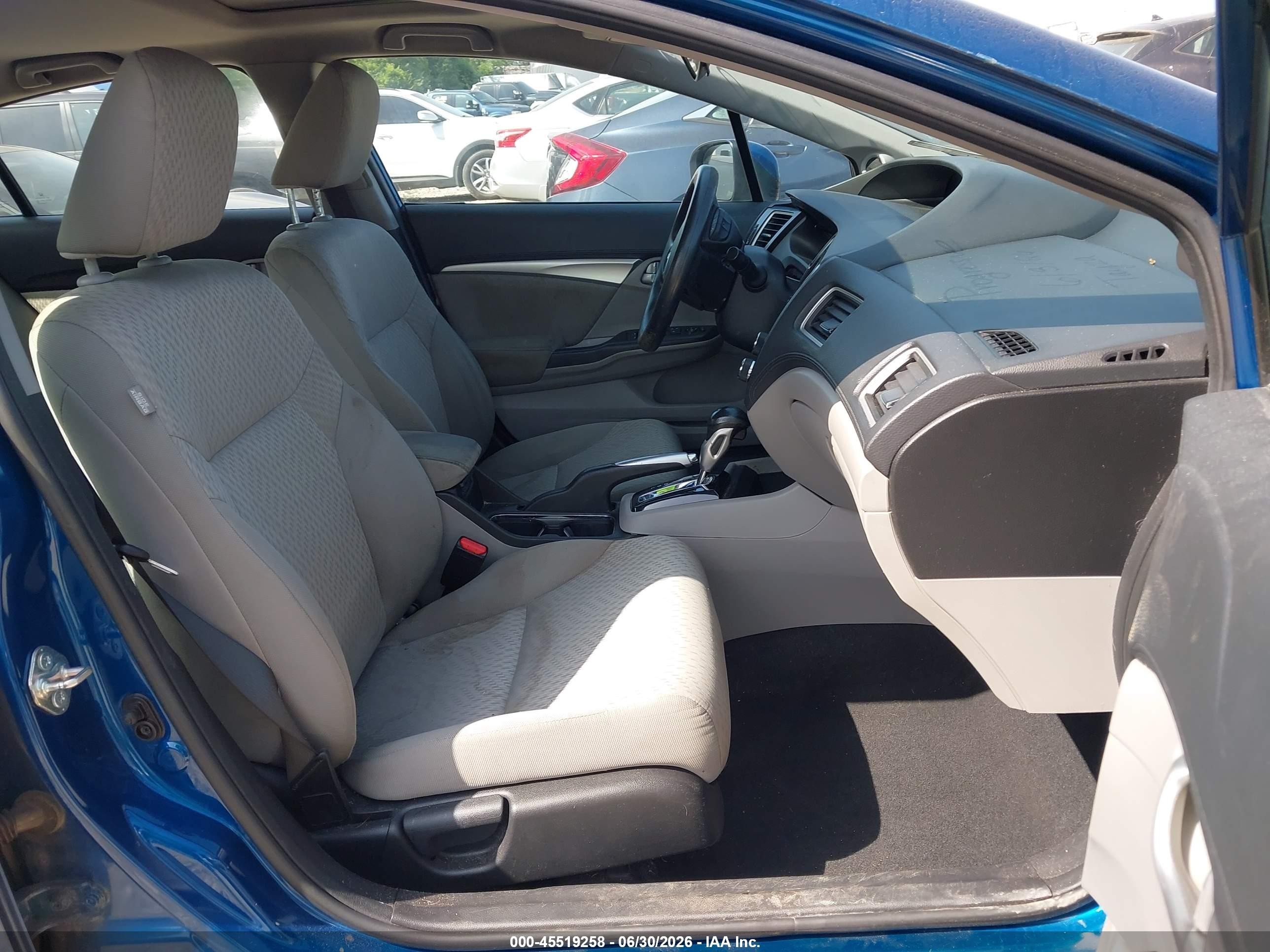 2014 Honda Civic Ex Dark Blue vin: 2HGFB2F86EH542060