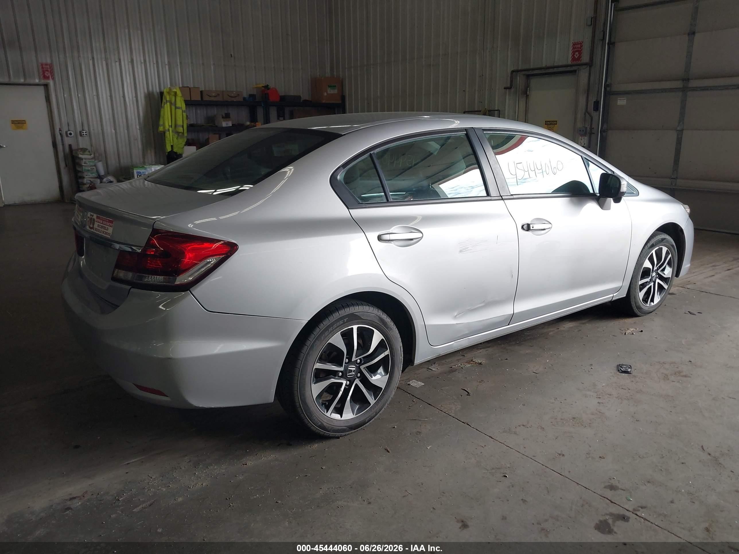 2014 Honda Civic Ex Silver vin: 2HGFB2F86EH545119